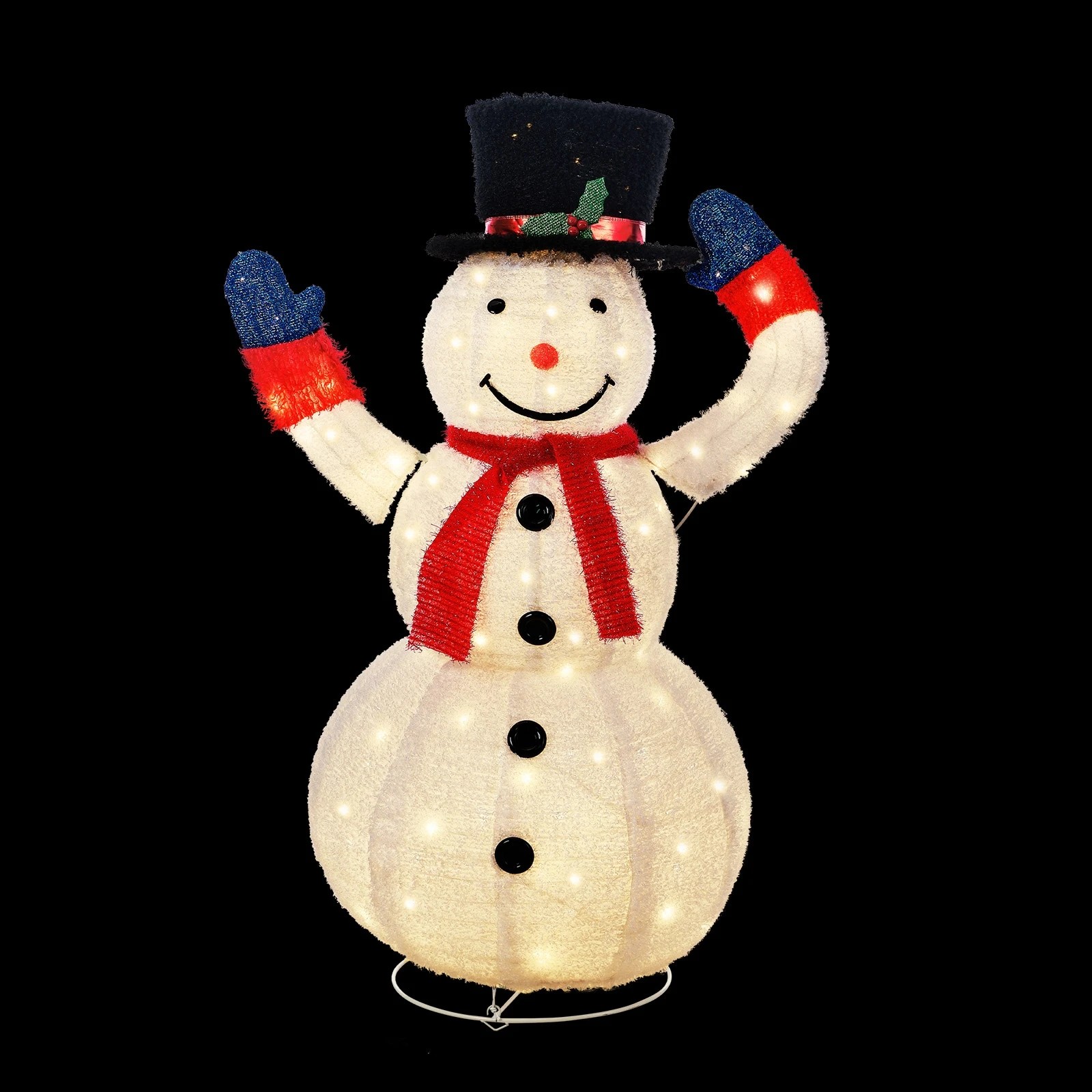 1 Tinseltown 3d Christmas Snowman Light Led 127cm Xmas Decor Festive Display
 - Multi, 1 of 8