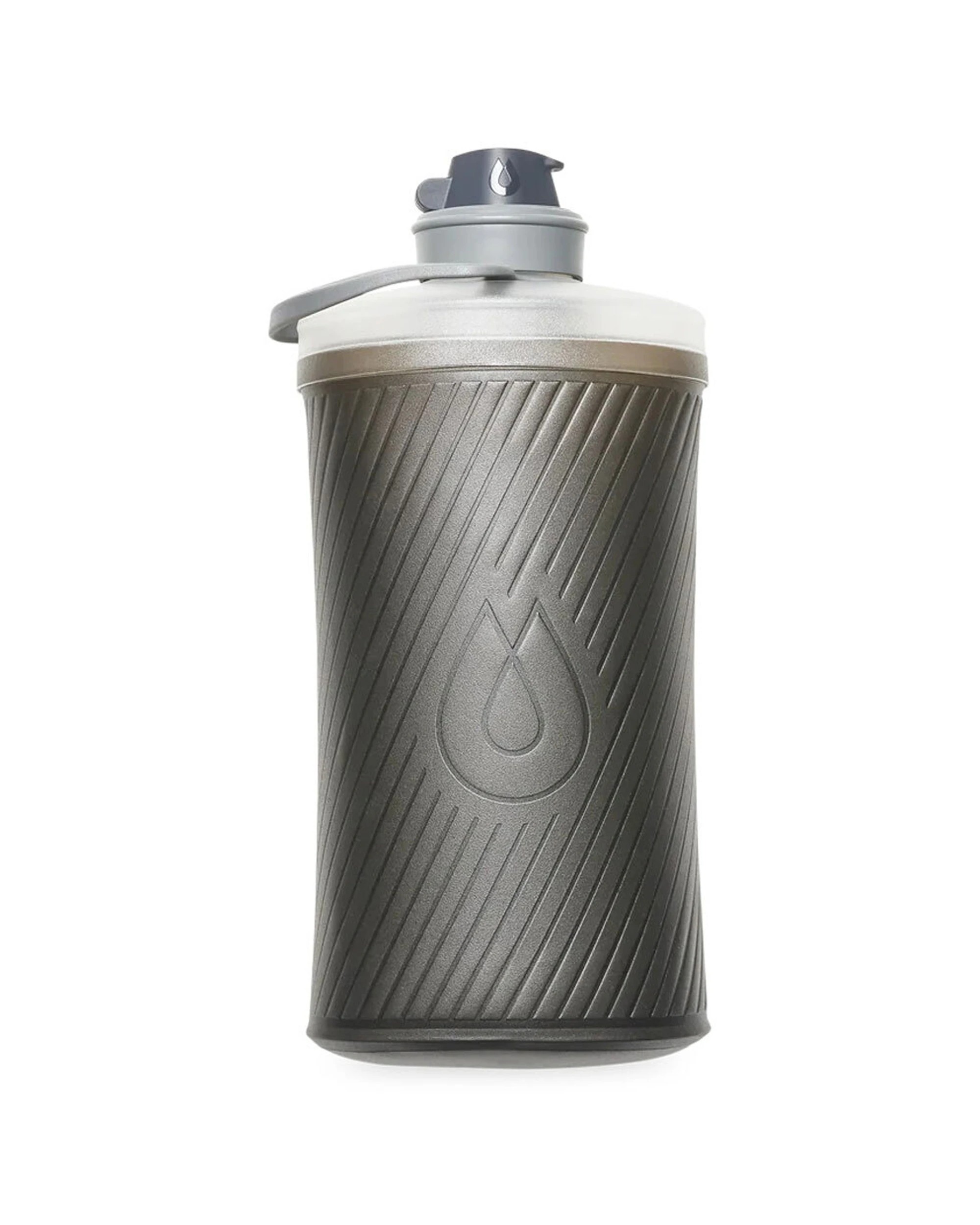 1 Hydrapak 1.5L Flexible Water Drink Bottle High Flow Nozzle Dust Cover Compact - Grey, 1 of 5