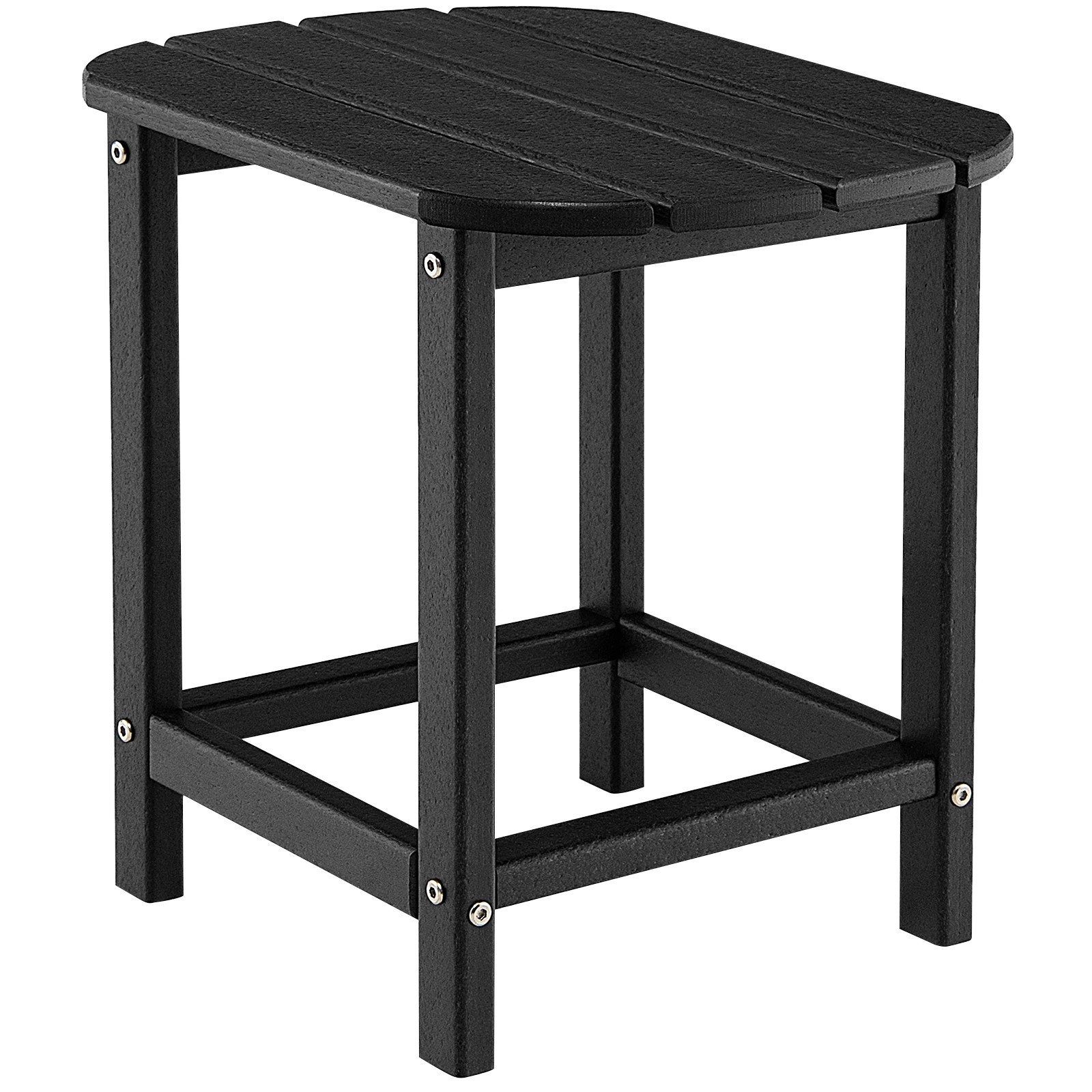 1 Costway Outdoor Side Table All-Weather Coffee Table Outdoor Adirondack Table - Black, 1 of 1