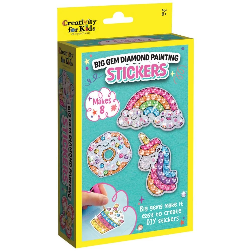 1 Creativity for Kids Big Gem Diamond Painting Stickers, 1 of 2