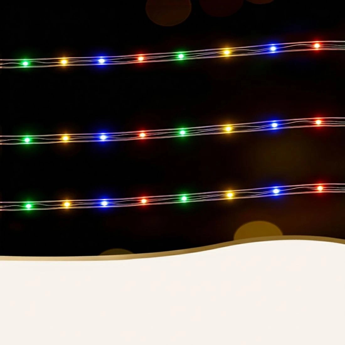 3 Jingle Jollys 30M Christmas Lights String Rope Light Decoration 300 LED Colorful - Multi, 3 of 4