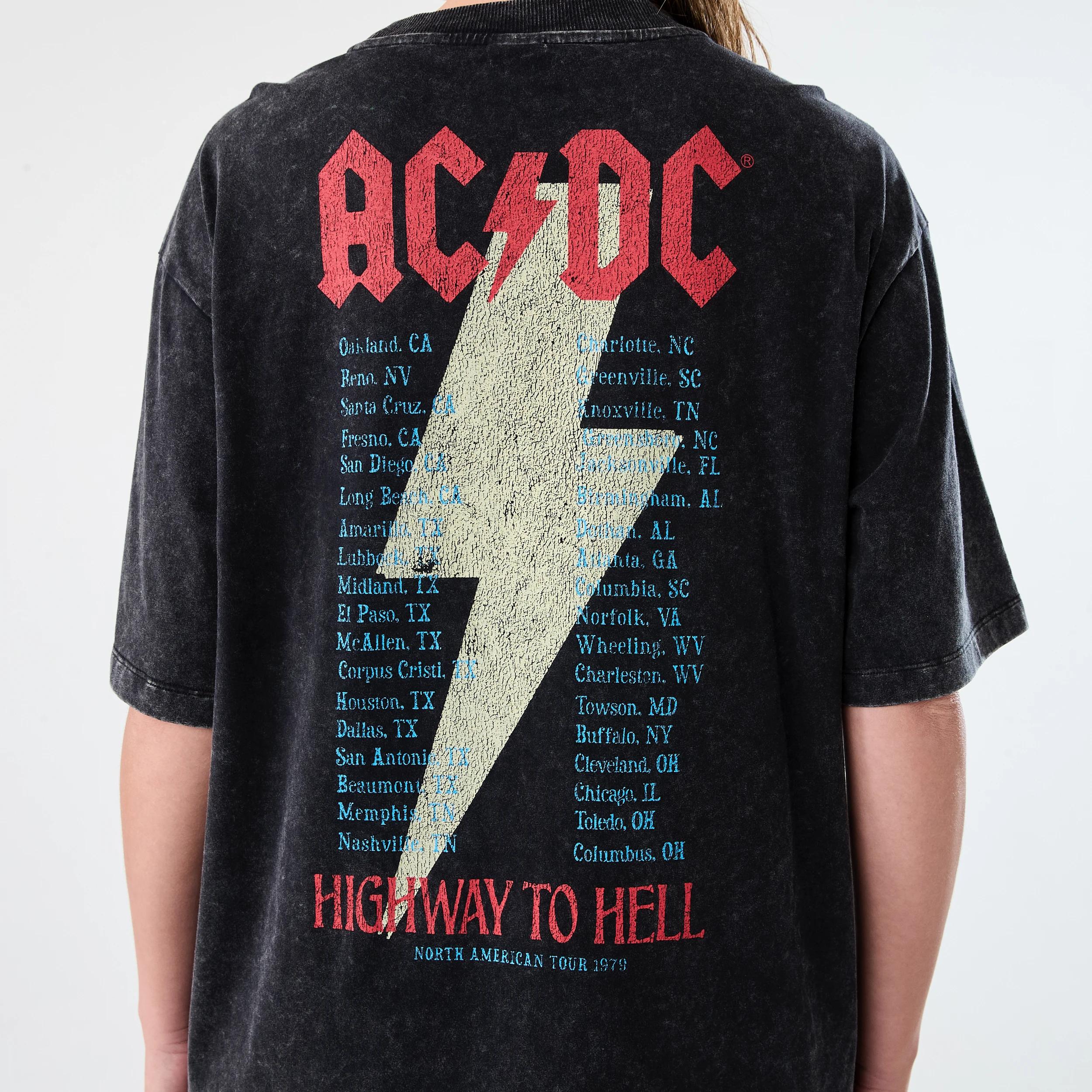 6 AC/DC License Short Sleeve Oversized T-shirt Acdc, 6 of 6