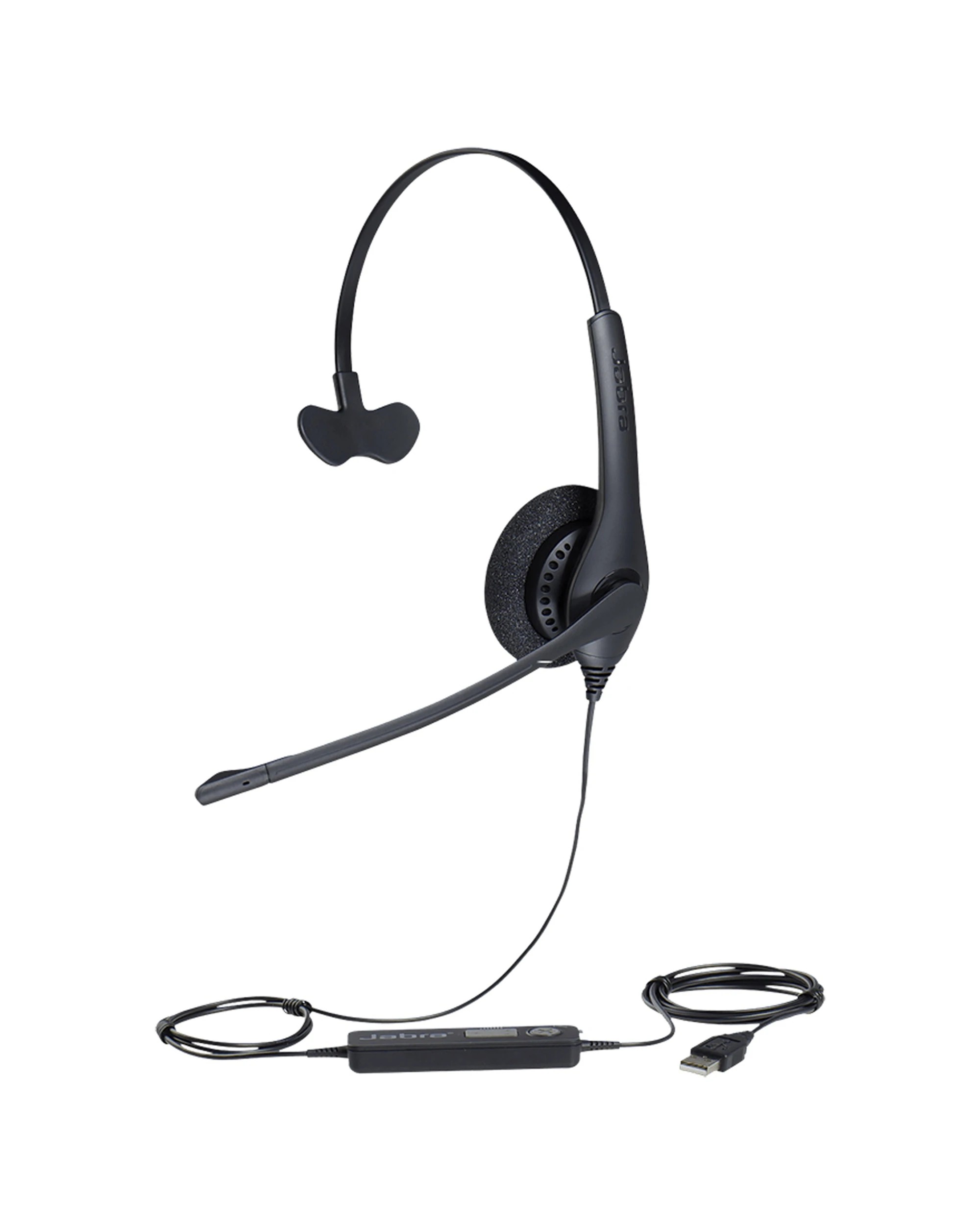 1 Jabra Corded Biz 1500 Uc Mono USB-A Headset Noise Cancelling Headset HD Voice - Black, 1 of 3