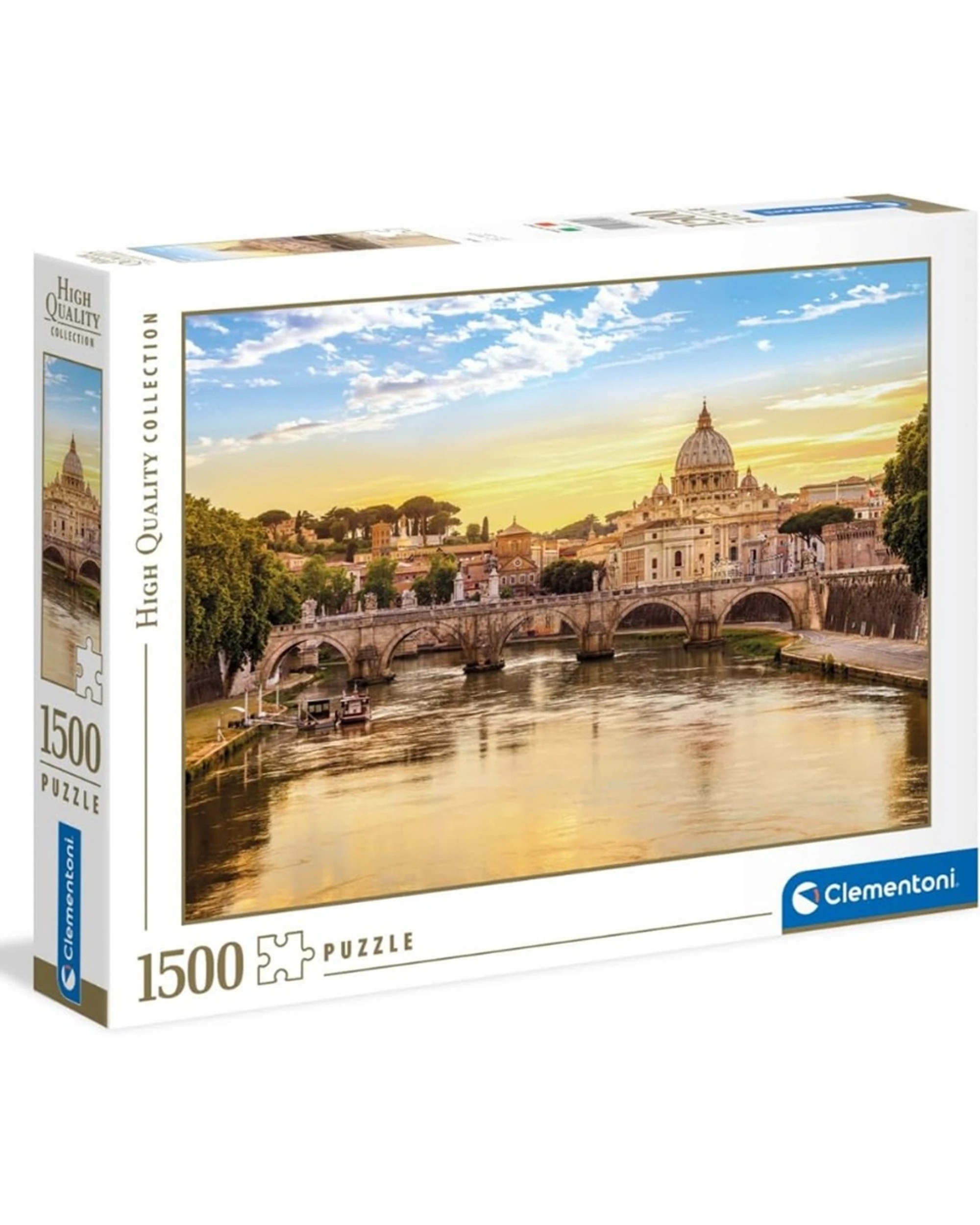 1 Clementoni Rome 1500 Piece Jigsaw Puzzle Set 59.2x84.3cm - Multi, 1 of 2