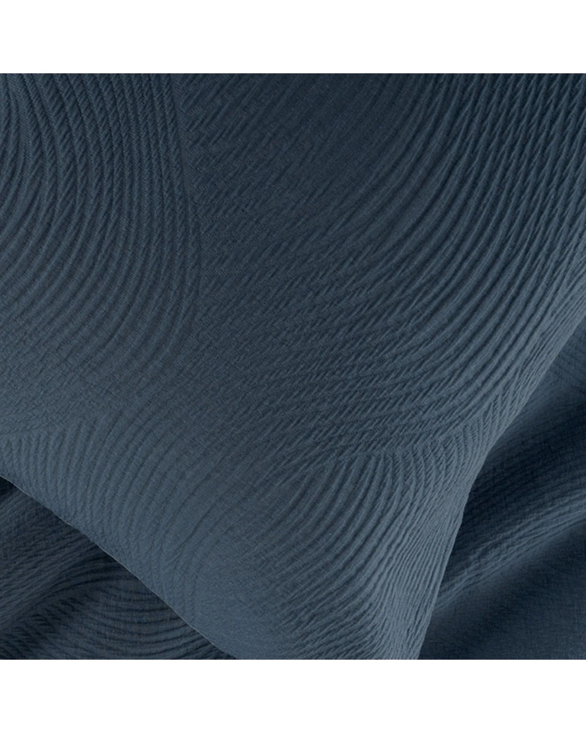 3 Bambury Tide Jacquard European Pillowcase Denim Home Bedding 65x65cm - Blue, 3 of 4