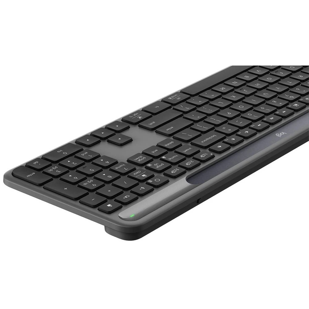 5 Logitech K980 Signature Slim Solar+ Keyboard Graphite, 5 of 7
