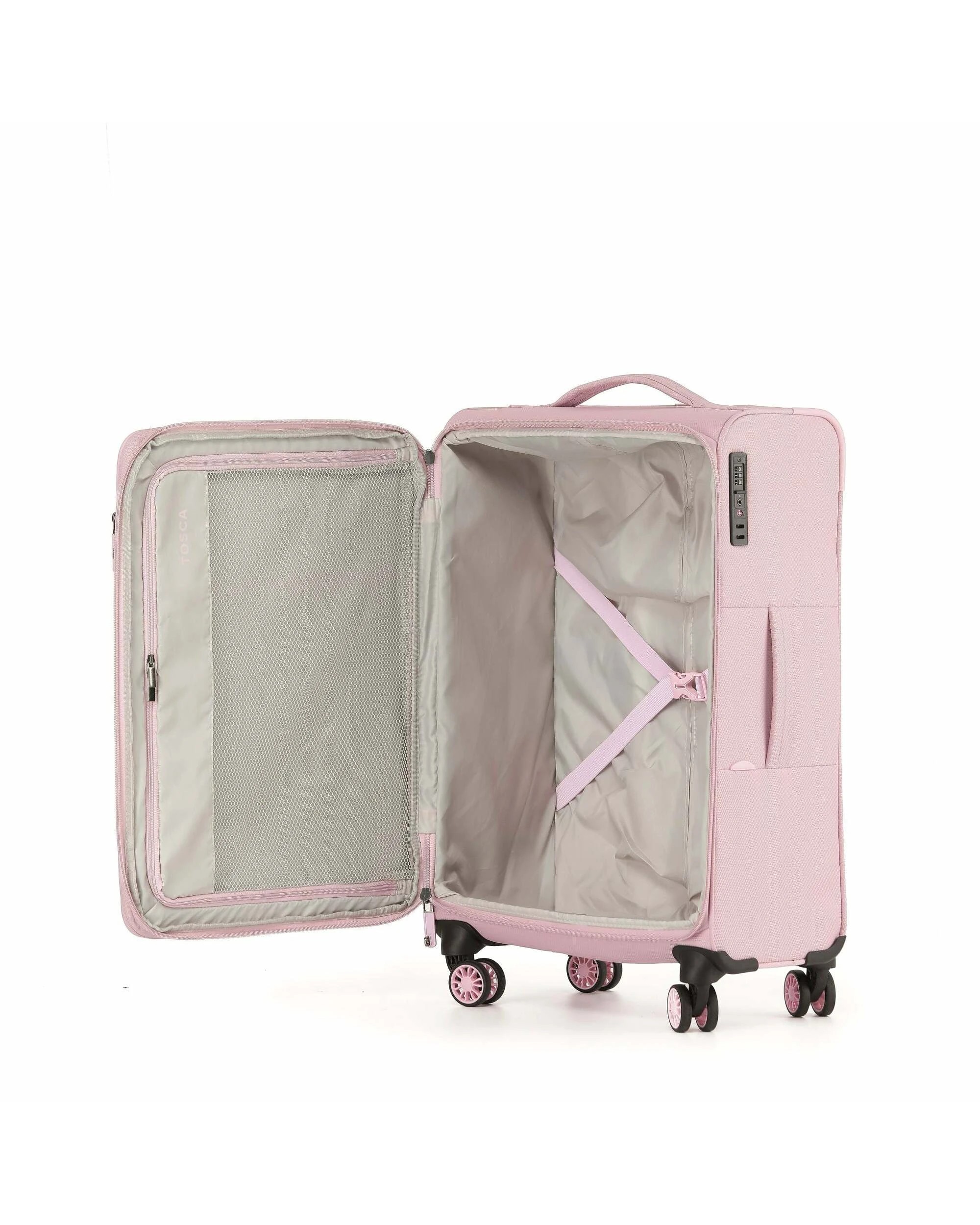 3 Tosca So Lite Medium Suitcase 67 cm - Pink, 3 of 4