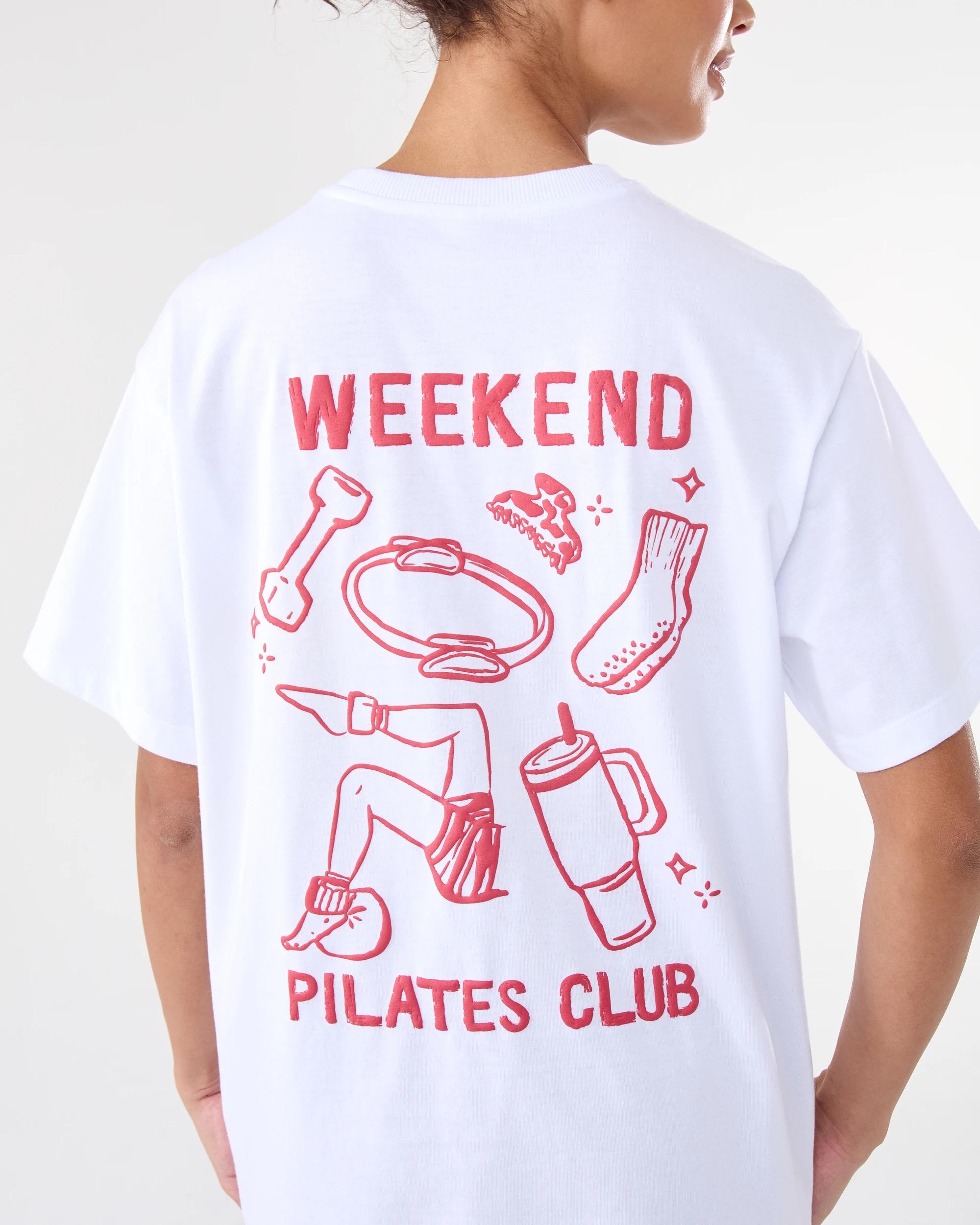 7 Active Womens Oversized Gym T-shirt White, 7 of 7