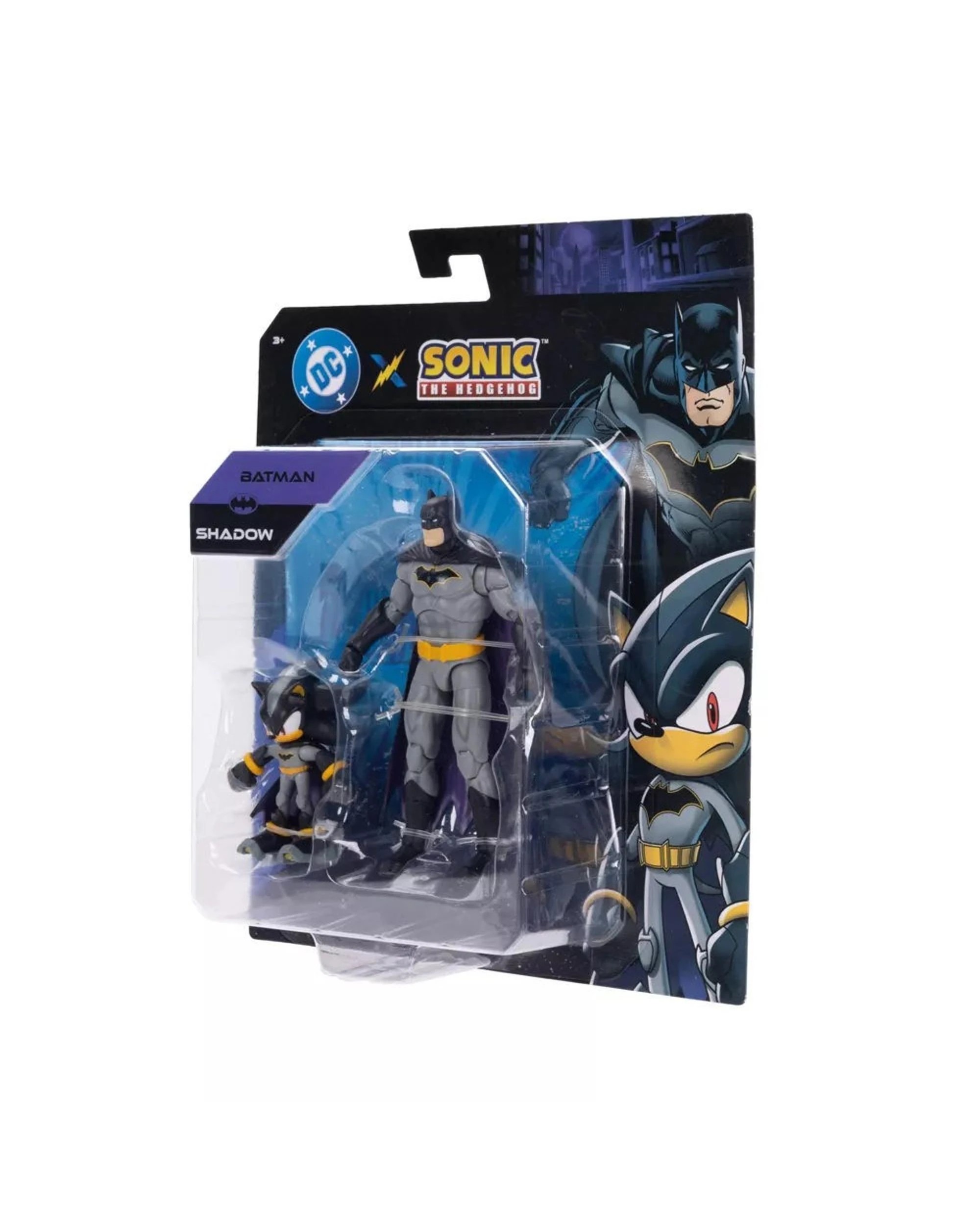 2 Sonic the Hedgehog X DC Batman and Shadow as Batman 5 inch Action Figure 2 Pack, 2 of 9