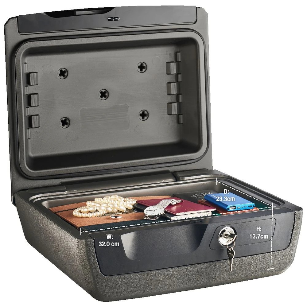 3 Sentry Safe 10.2L Fire & Water Resistant Chest Office Storage & Safety Accessories Safes Cash Boxes Fire Resistant Safes, 3 of 5