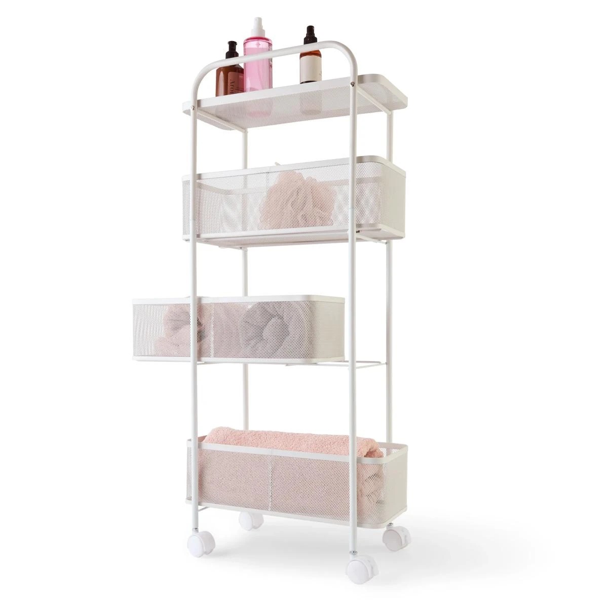 3 Slim Line Metal Trolley, 3 of 10