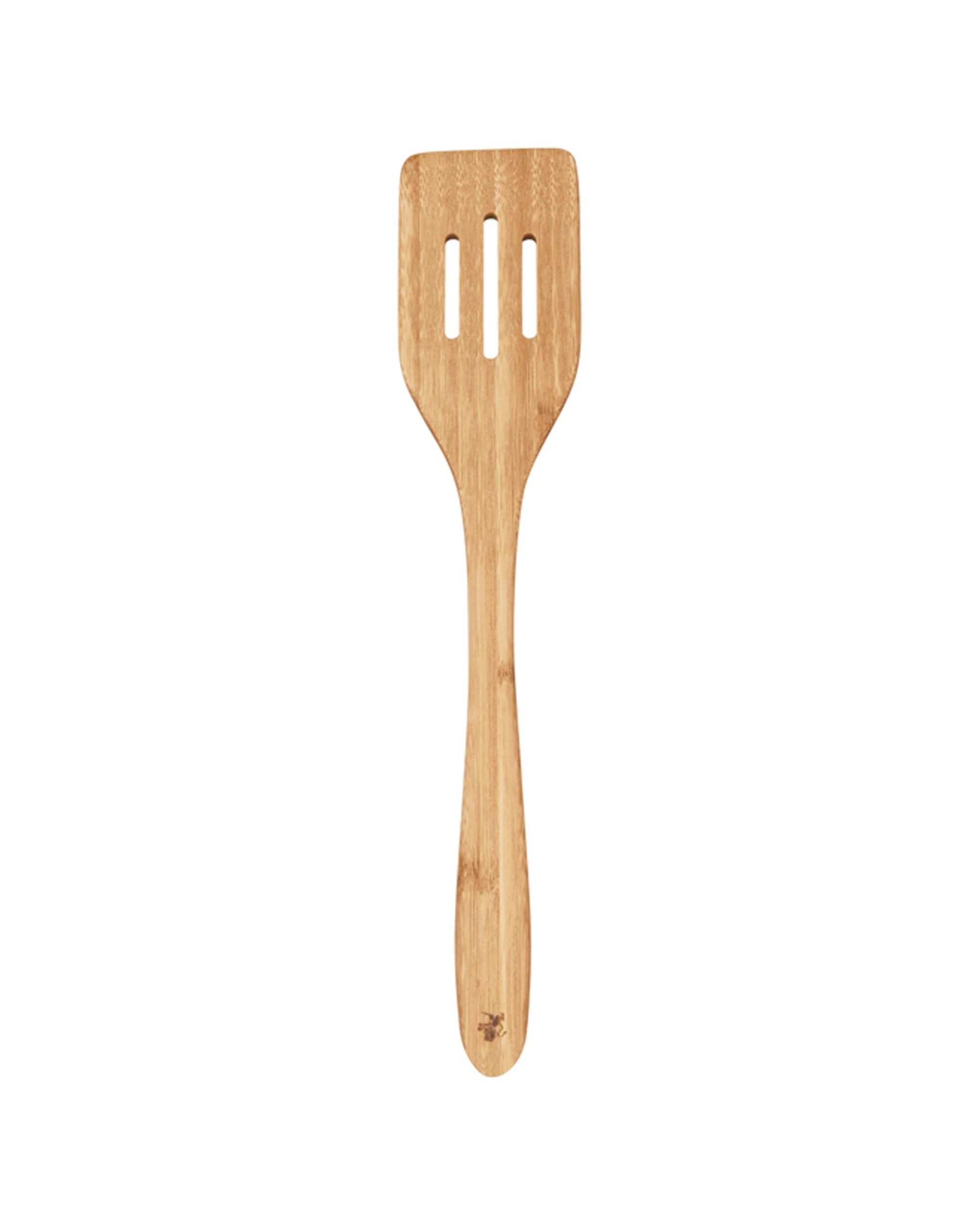 3 Maxwell & Williams Servingware Evergreen Bamboo Slotted Turner 33cm Kitchen
 - Brown, 3 of 4