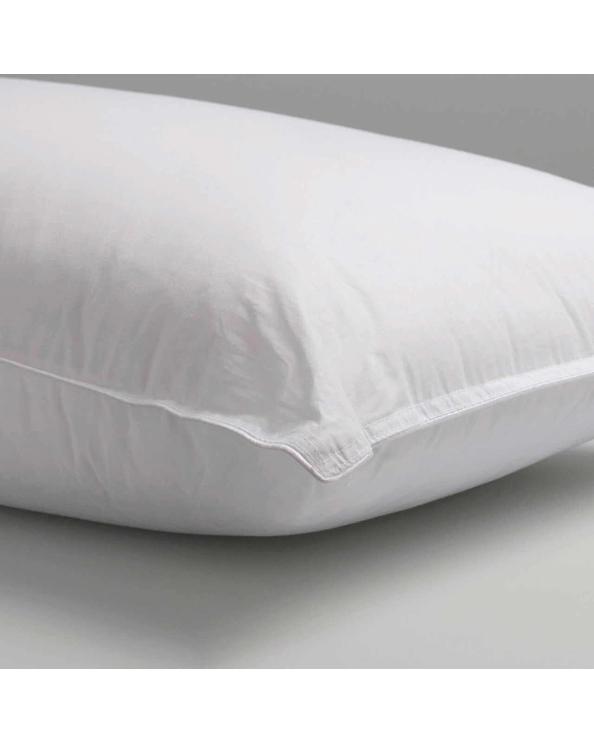 2 Canningvale Luxury Plush Microfibre King Pillow Medium Profile Breathable - White, 2 of 3