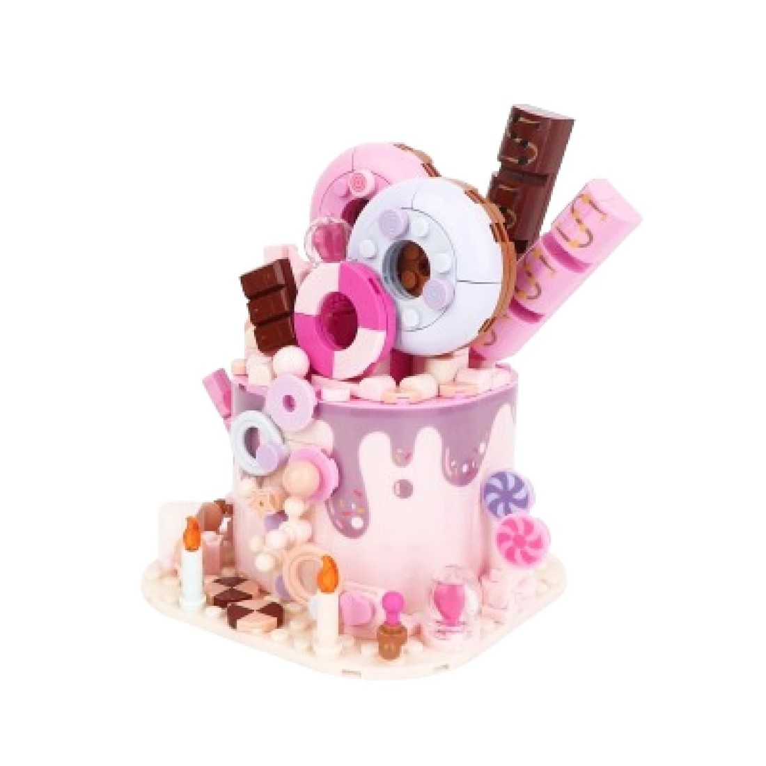 3 231 Piece Mini Blocks Food Series: Candy Cake, 3 of 6