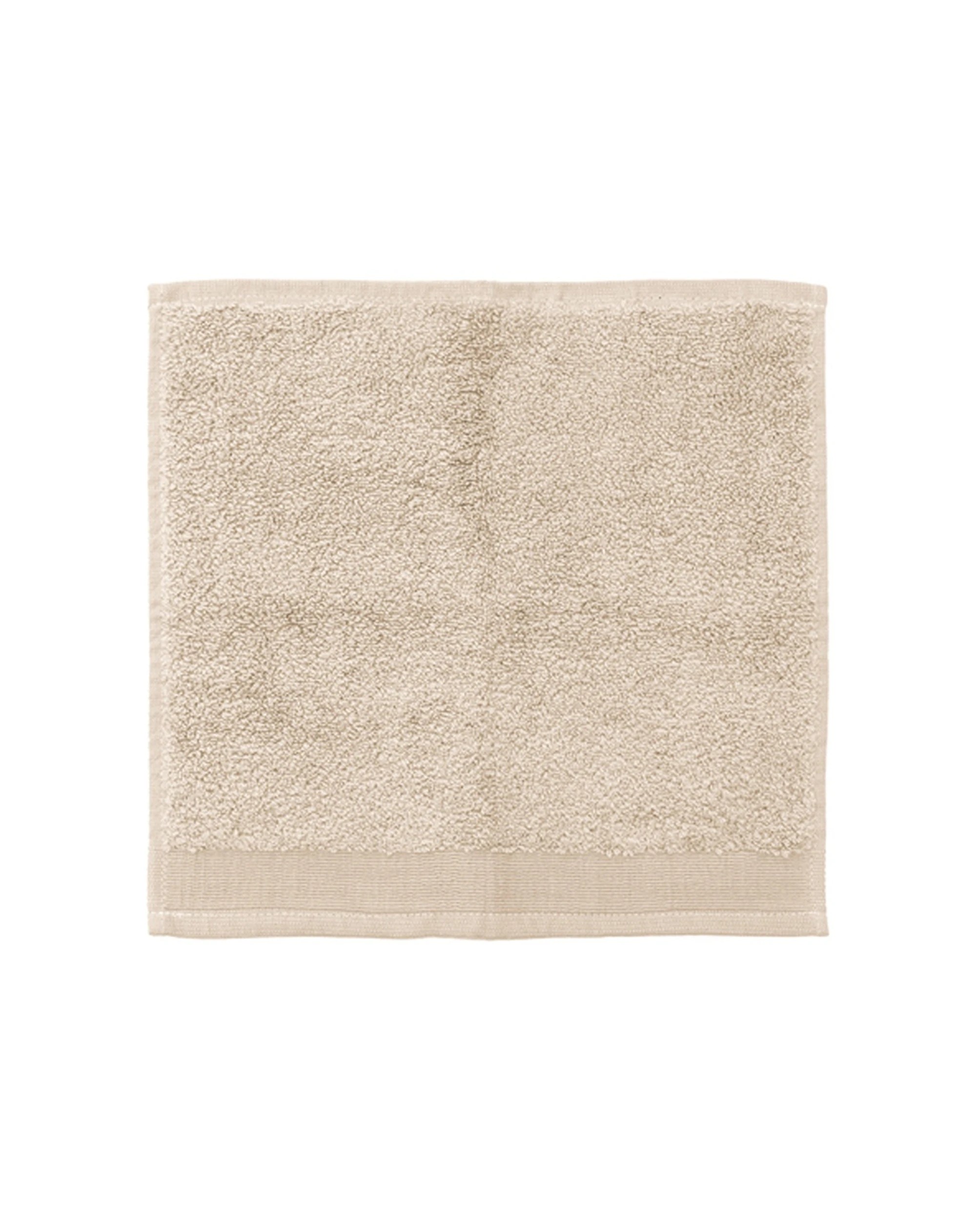 4 Bambury Elvire 600gsm Soft Absorbent Cotton Face Washer 12PK 33x33cm - Beige, 4 of 6