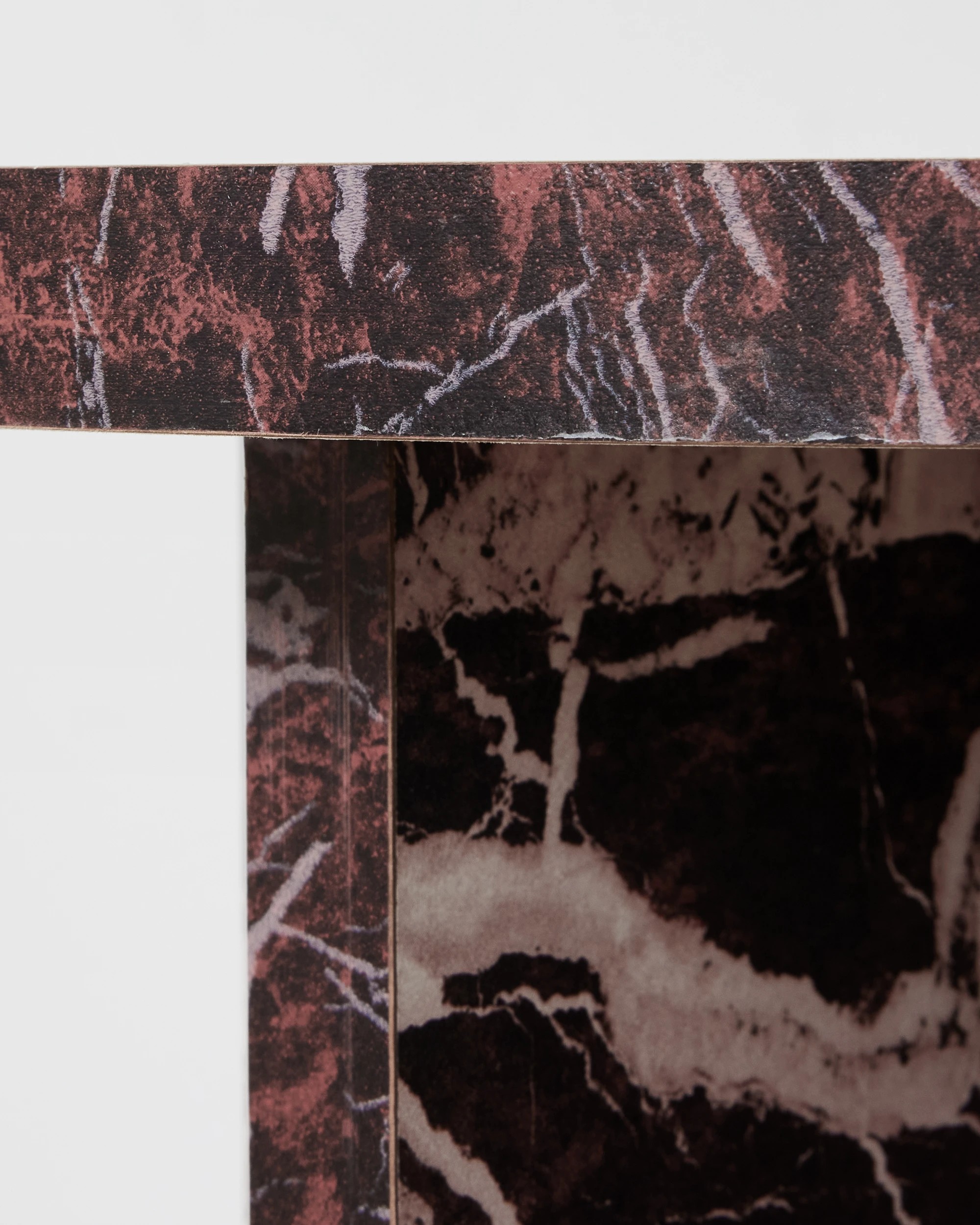 4 Round Marble Look Side Table, 4 of 5