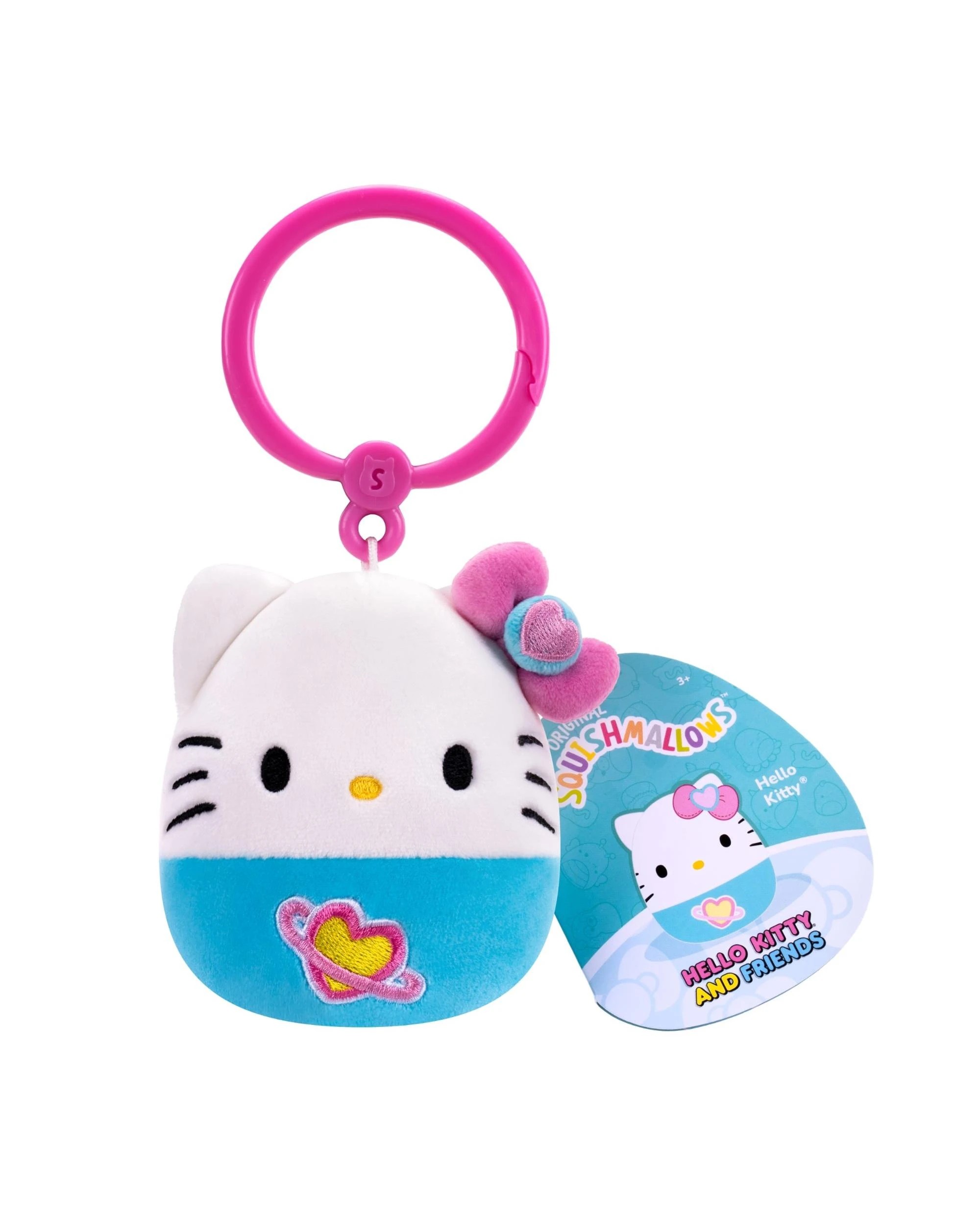 1 Squishmallows Hello Kitty and Friends Kawaii Tokyo Hello Kitty 3.5 inch Clip-On Plush, 1 of 3