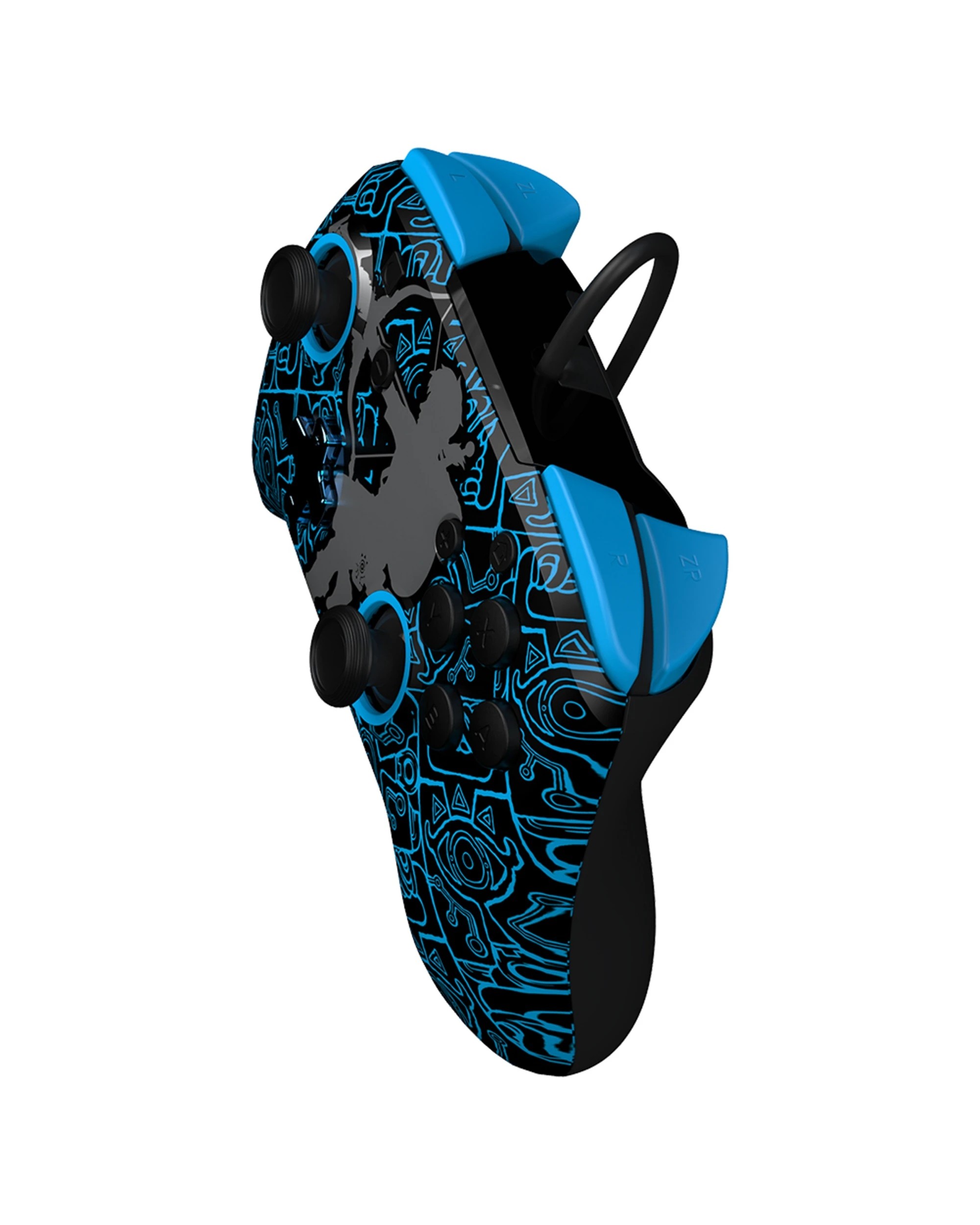 4 PDP Gaming Nintendo Switch Rematch Wired Controller Glow USB Chat Back Buttons
 - black, 4 of 6