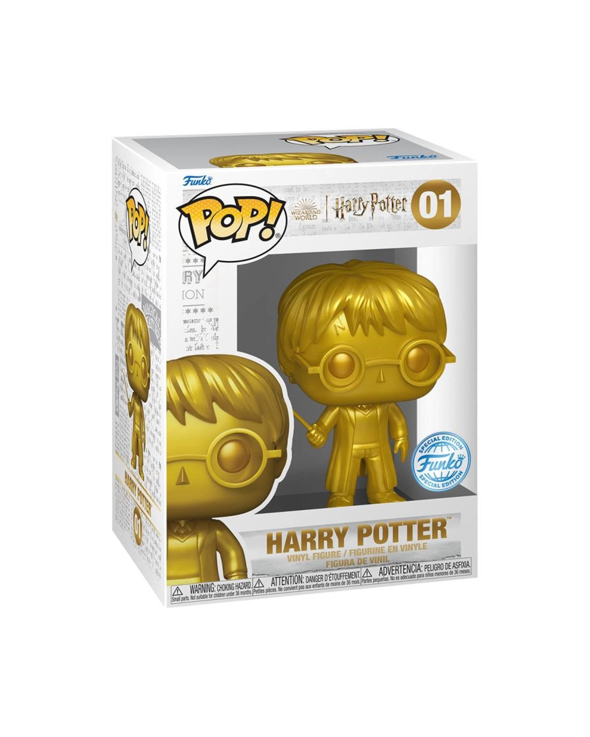3 Harry Potter Harry Potter Metallic Funko POP! Vinyl, 3 of 4