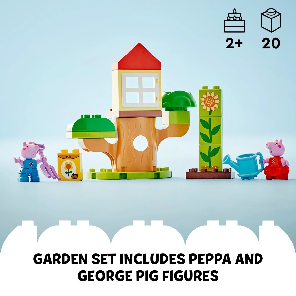 3 LEGO DUPLO Peppa Pig Garden and Tree House 10431, 3 of 9