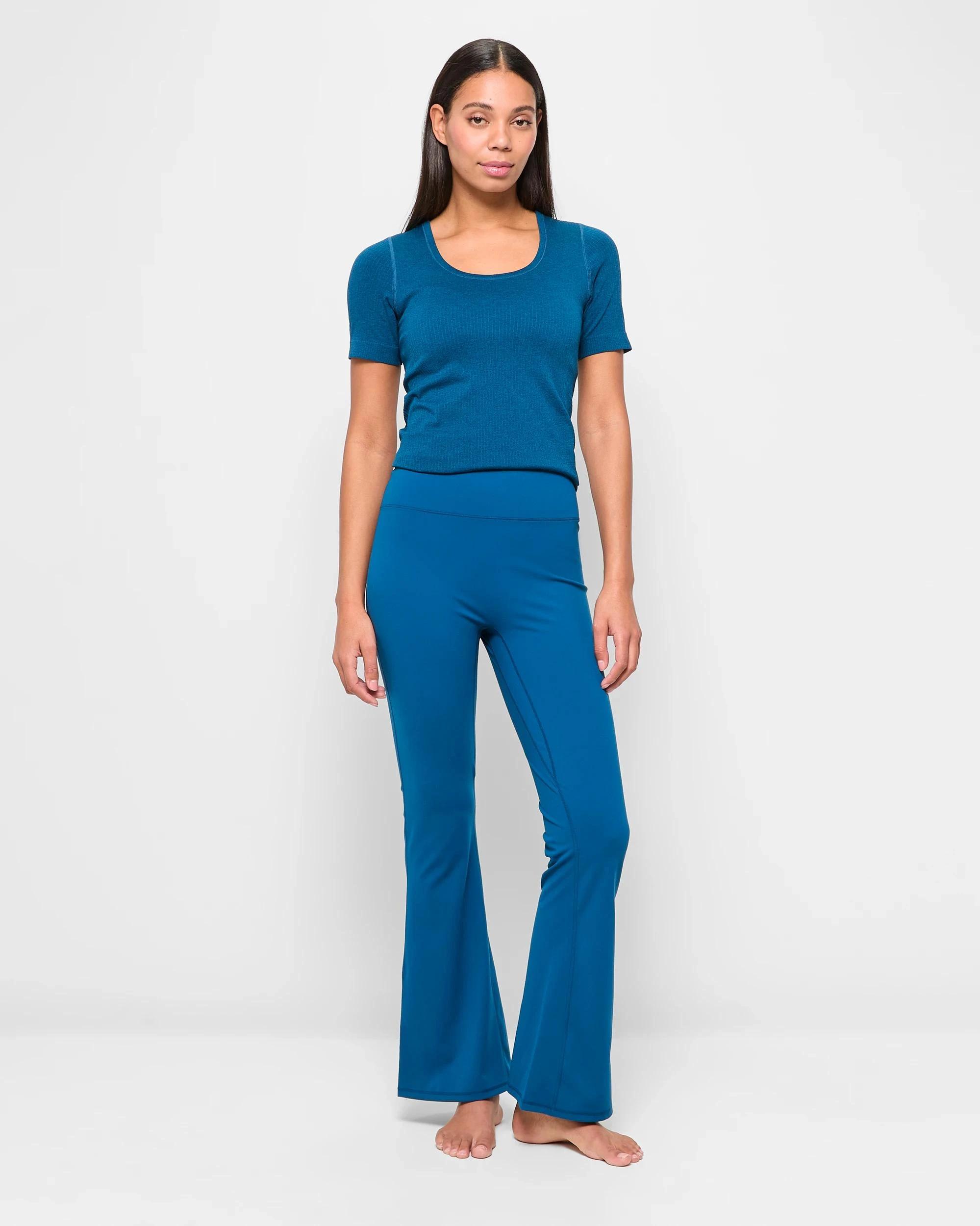 1 Target Active Studio Soft Yoga Flare Pants ECLIPSE BLUE, 1 of 5