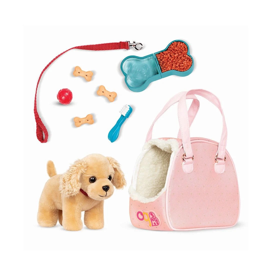 2 Our Generation Posable 15cm/6in Pup with Bag, 2 of 5