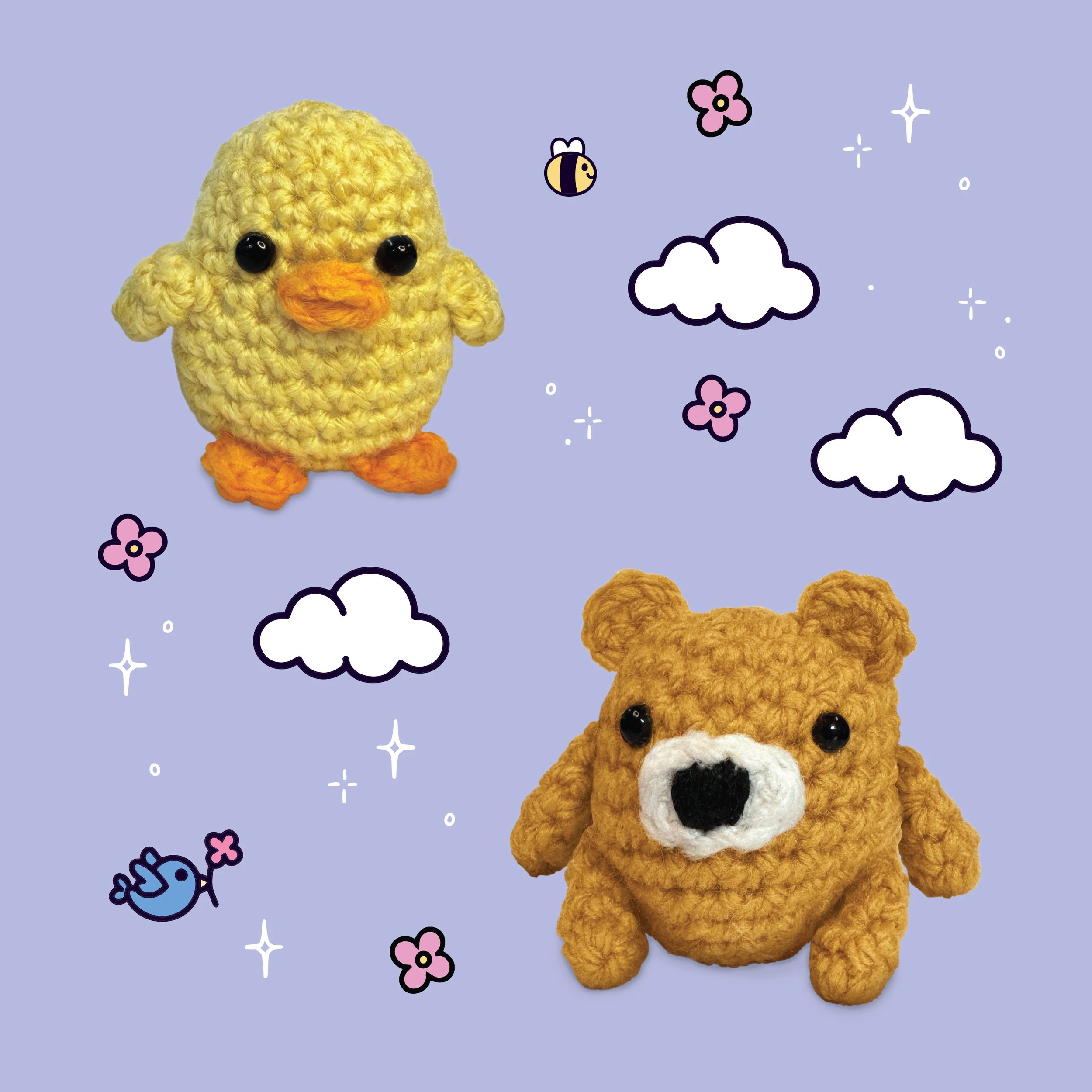 8 Craft Maker Cosy Crochet Mini Cuties Kit, 8 of 8