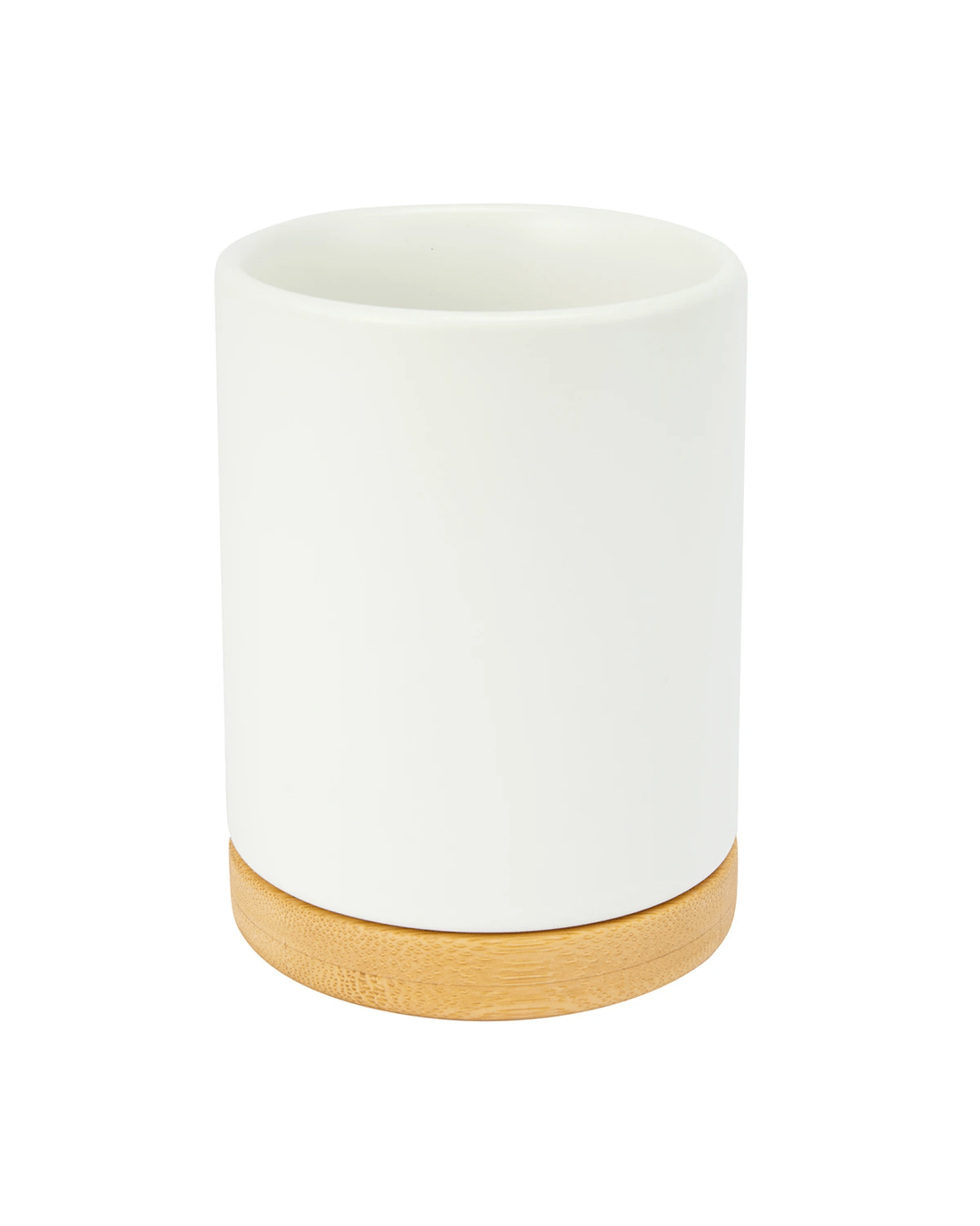 1 White and Bamboo Tumbler, 1 of 5