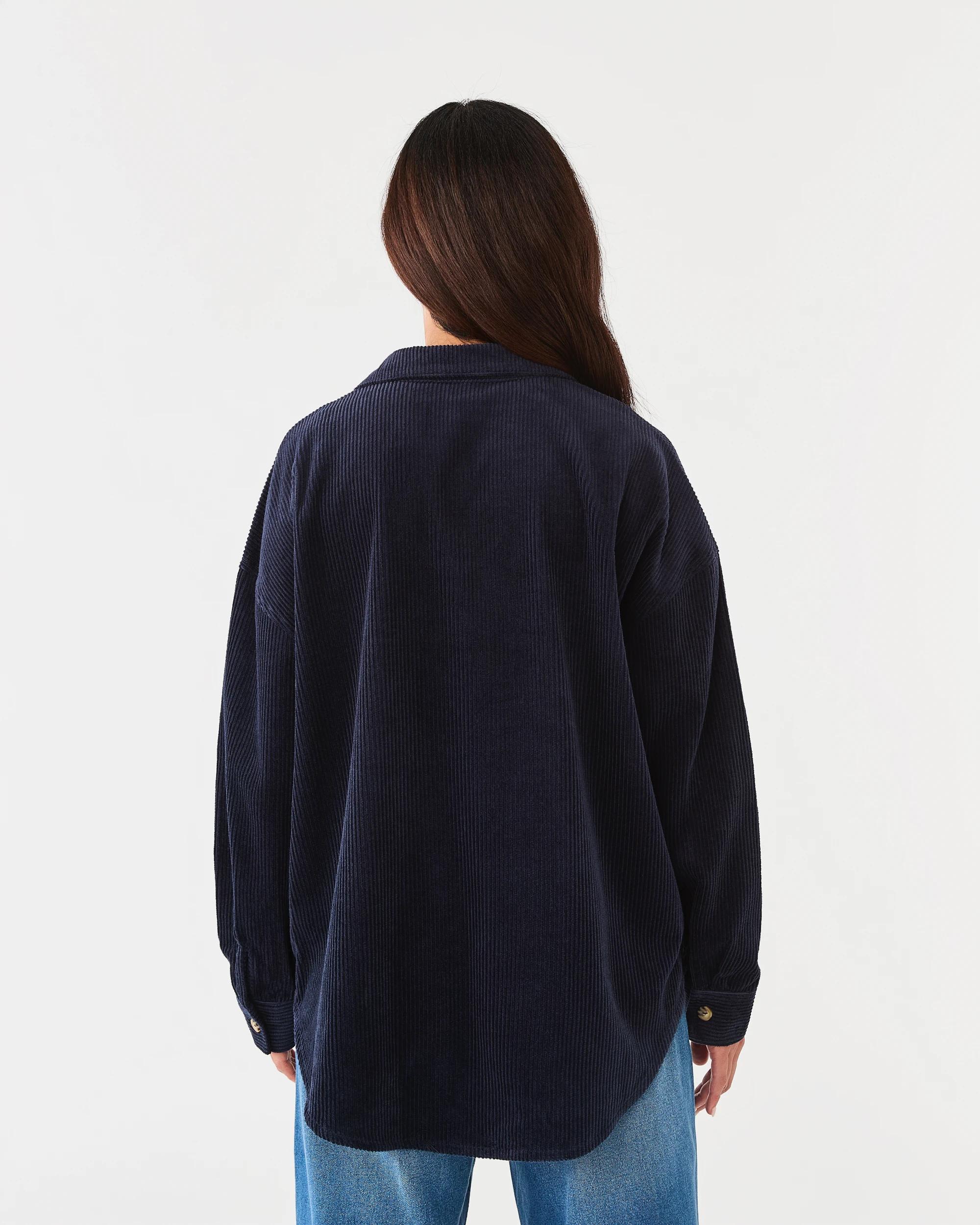 3 Long Sleeve Corduroy Shirt Navy Blaze, 3 of 5