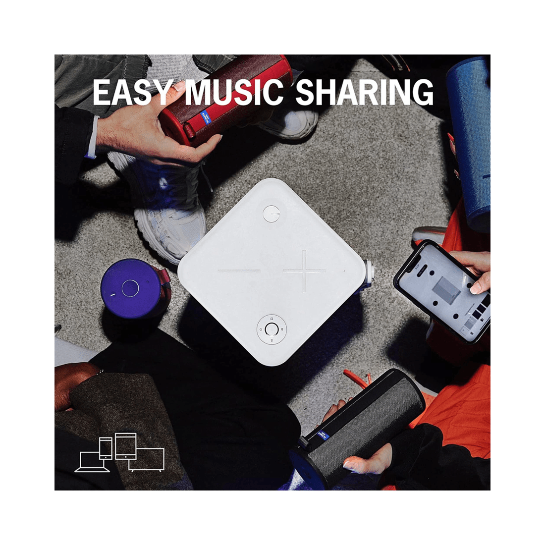 3 Ultimate Ears Hyperboom Speaker - White, 3 of 7