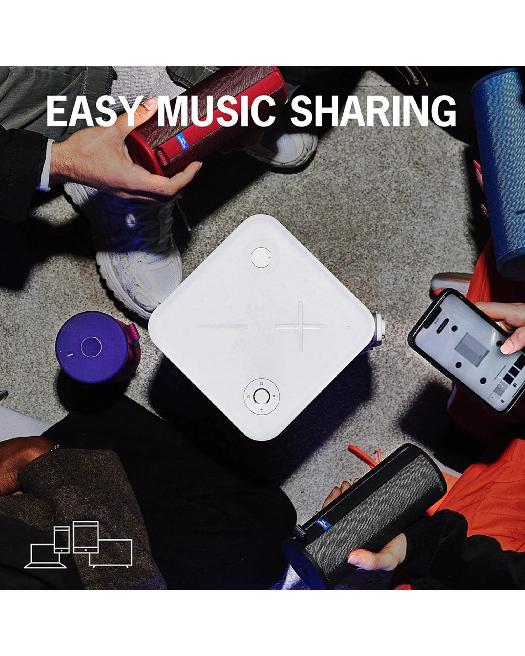 3 Ultimate Ears Hyperboom Speaker - White, 3 of 7