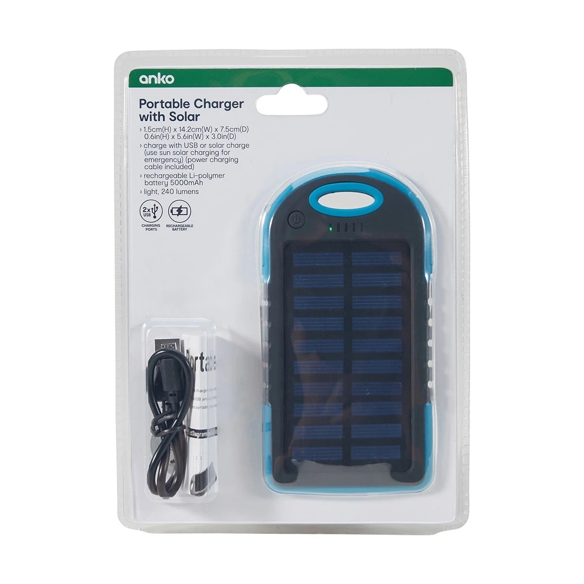 9 Portable Charger with Solar, 9 of 10