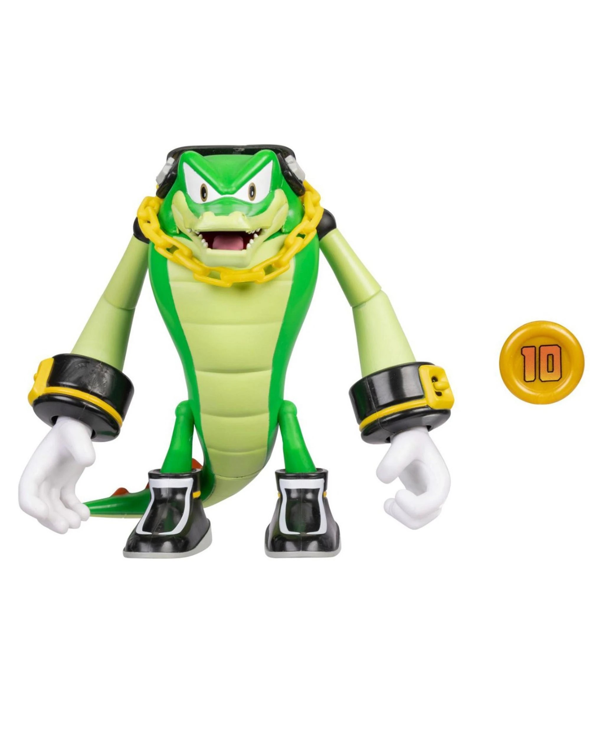2 Sonic The Hedgehog Vector with Super Ring 4 inch Articulated Figure, 2 of 3