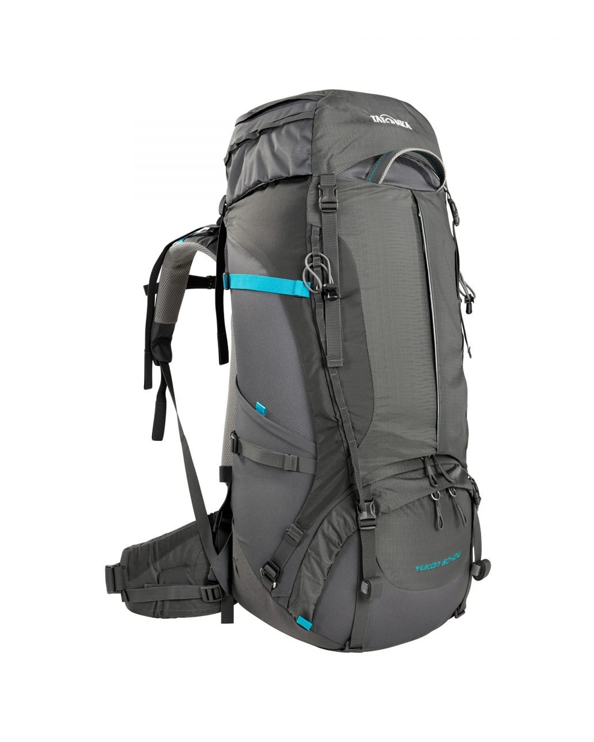 1 Tatonka Yukon Trekking Pack 60L Plus 10L Backpack Womens Hydration Compatible - Grey, 1 of 4