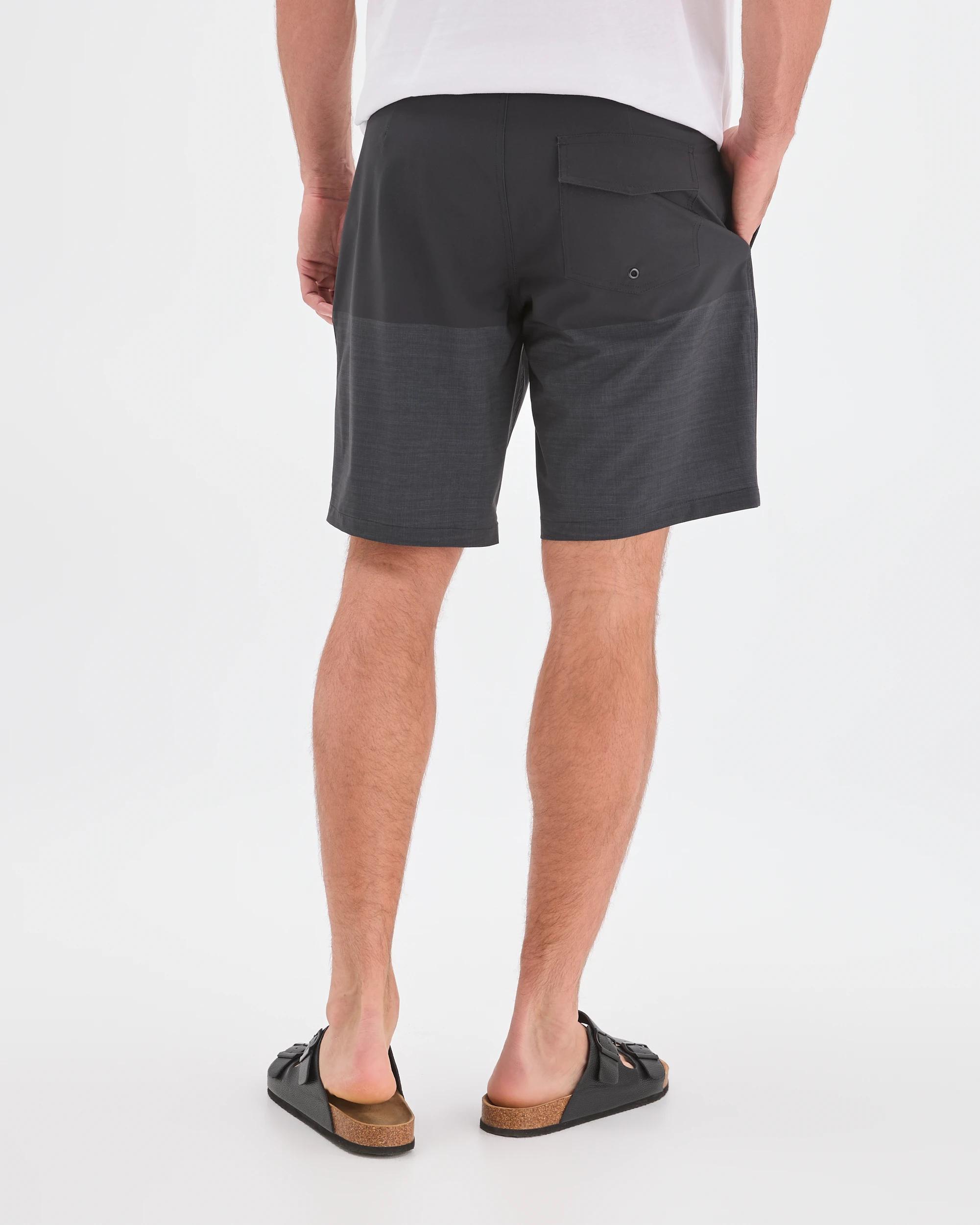 7 Target Man Contrast Panel Swim Boardshorts BLACK, 7 of 7