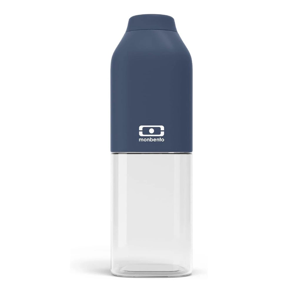 1 Monbento Mb Positive M Reusable Water Bottle - Blue, 1 of 4