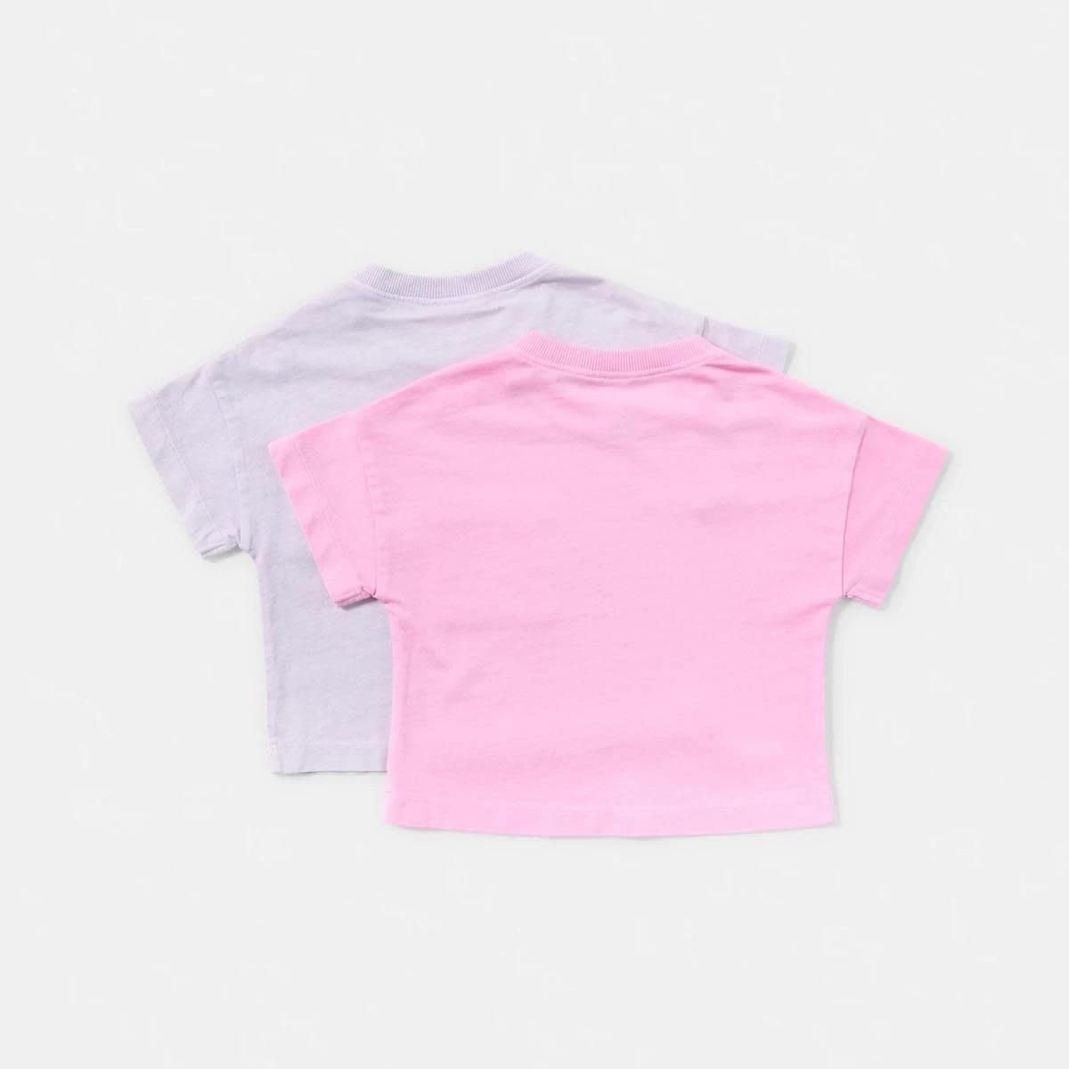 6 2 Pack Short Sleeve Oversized Wash T-shirt BUBBLEGUM, 6 of 6