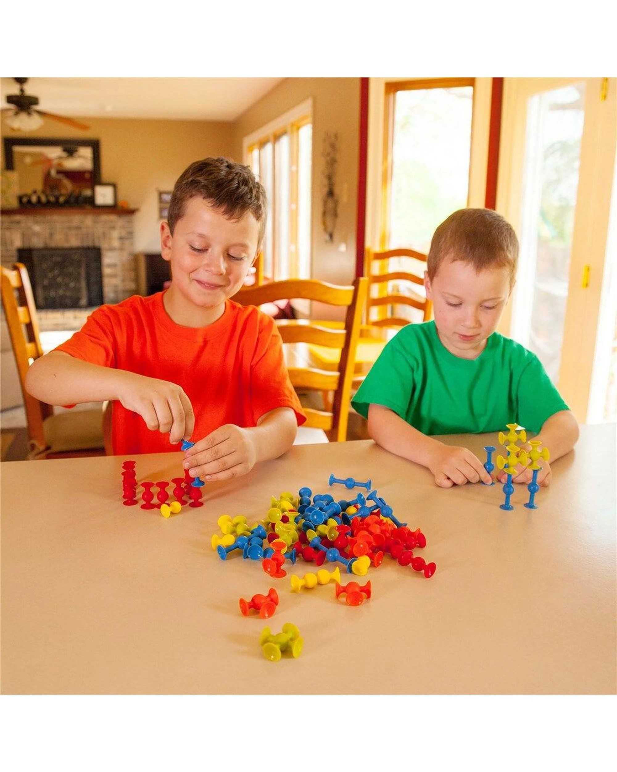 3 Fat Brain Toy Co Mini Squigz 75pc 5y, 3 of 5