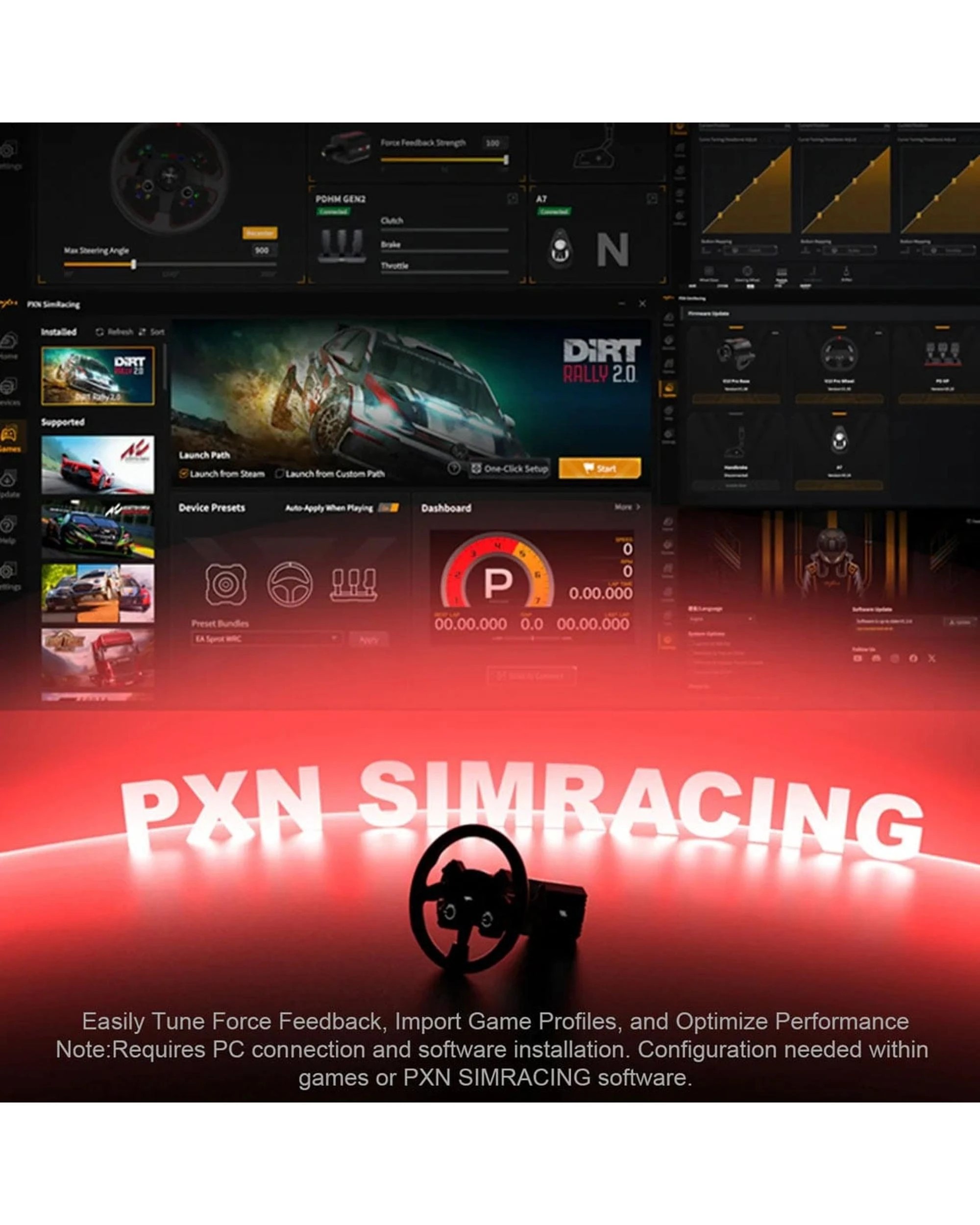 7 PXN W CS R2 Steering Wheel, 7 of 9