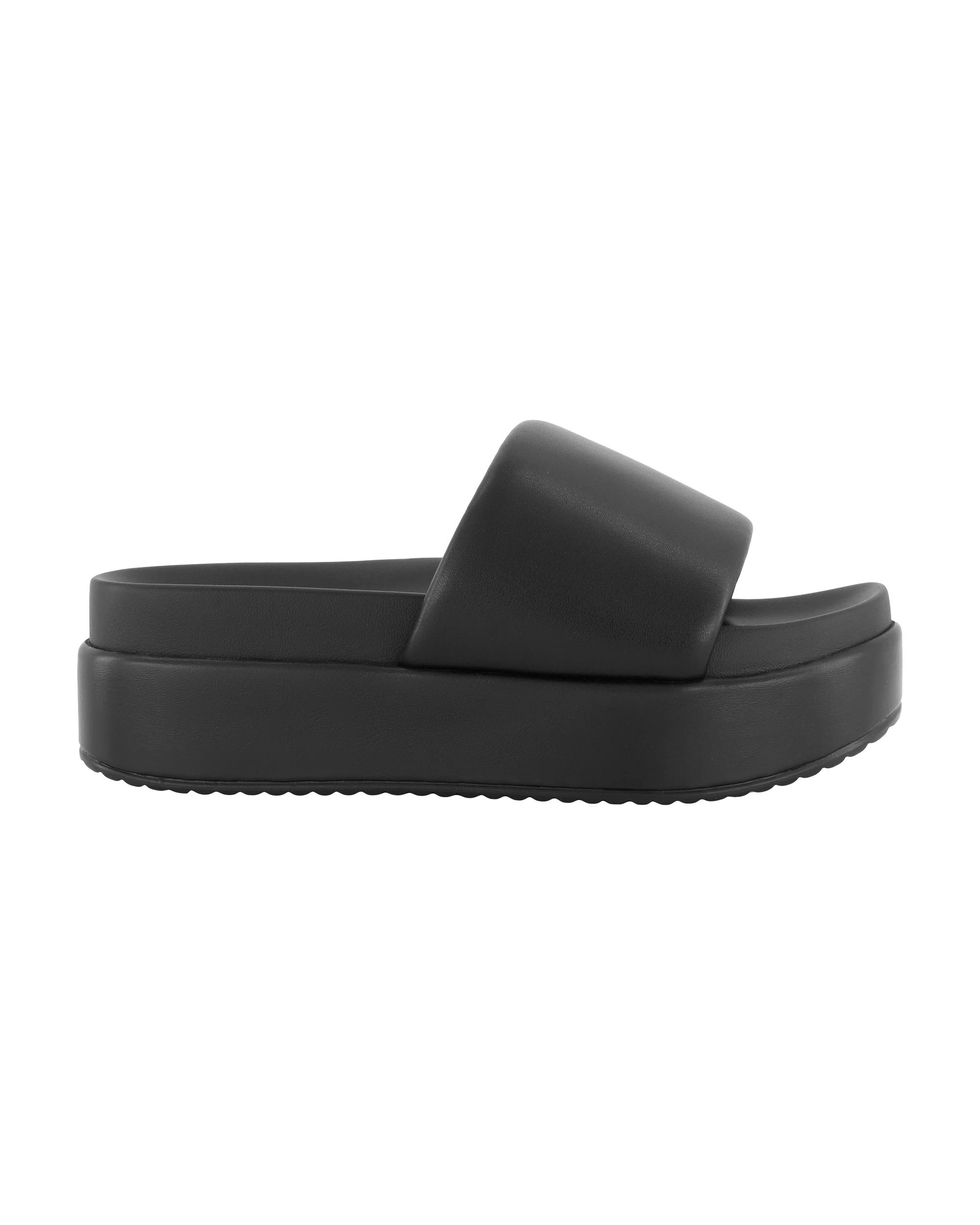 1 Casual Mule Platform Heels Black, 1 of 5