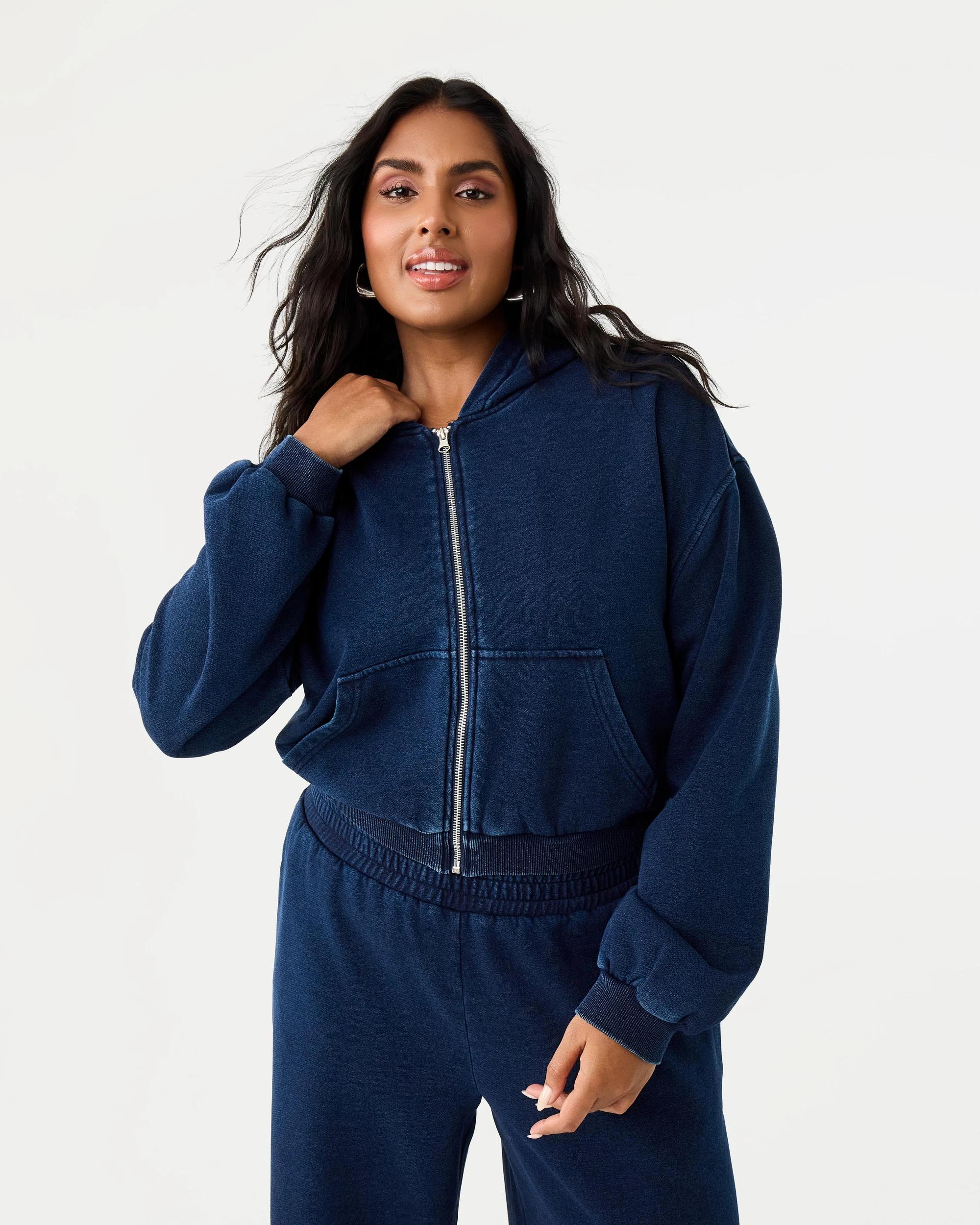3 Denim Look Hoodie Denim, 3 of 10
