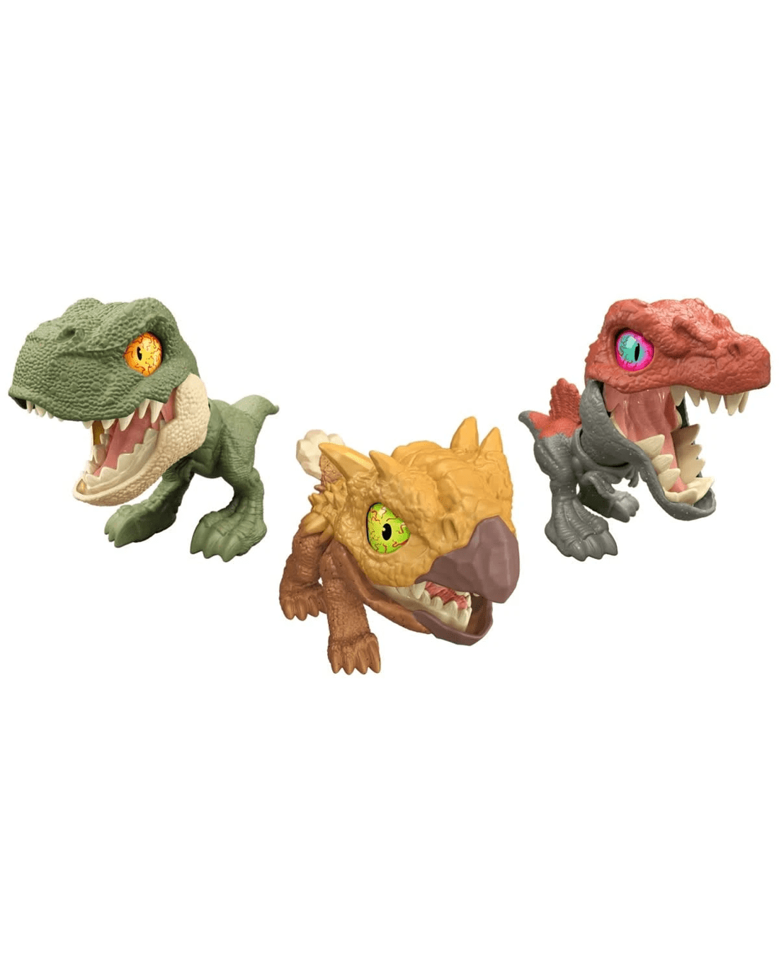 3 Jurassic World Mighty Little Biters Dinosaur Action Figure - Assorted, 3 of 7