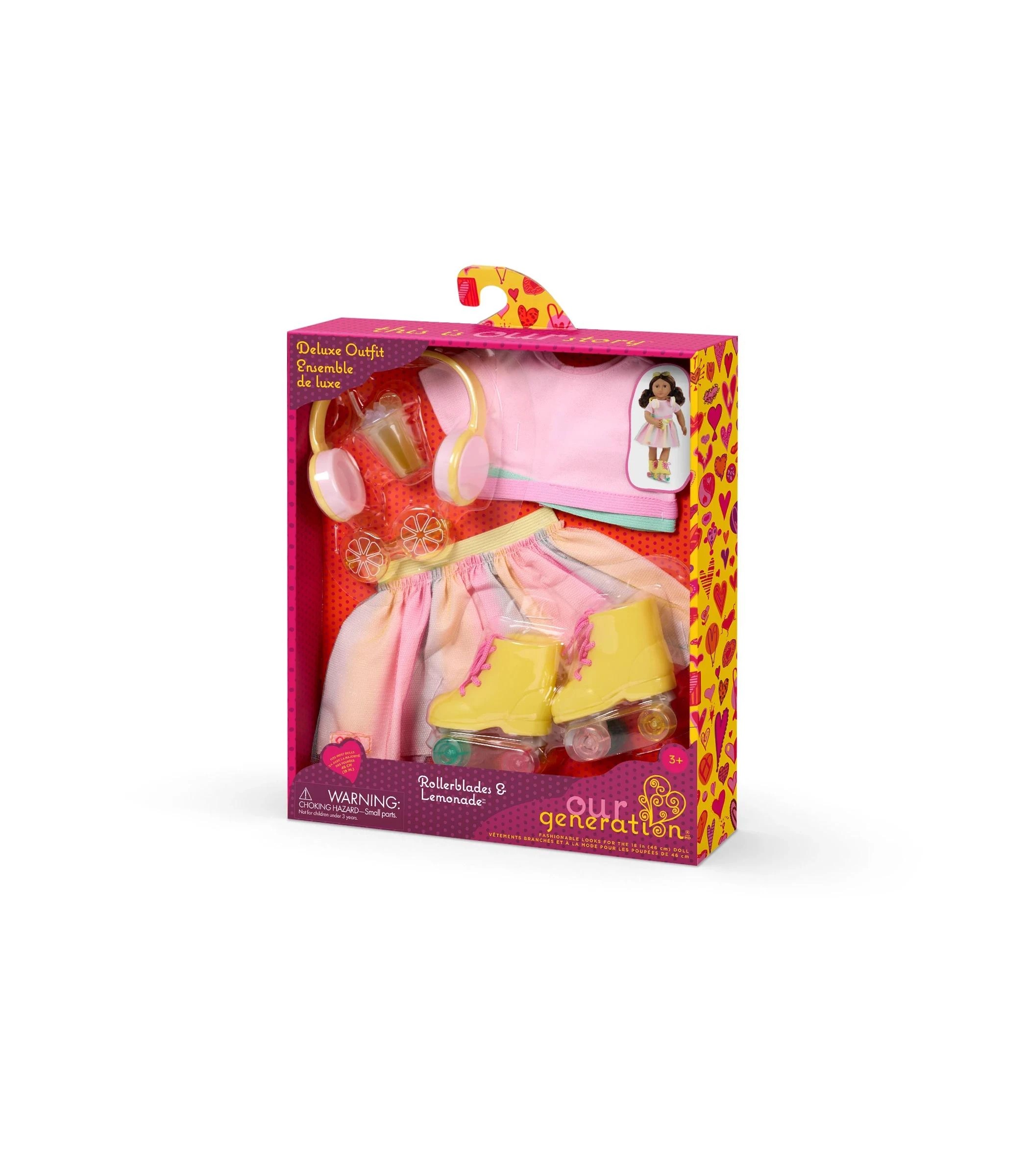 1 Our Generation Deluxe Rollerblade Outfit - Multi, 1 of 2