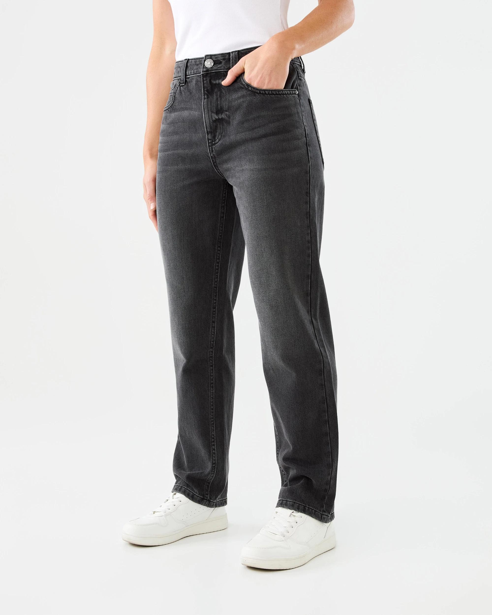 2 Straight Leg Jeans Blk Denim, 2 of 8