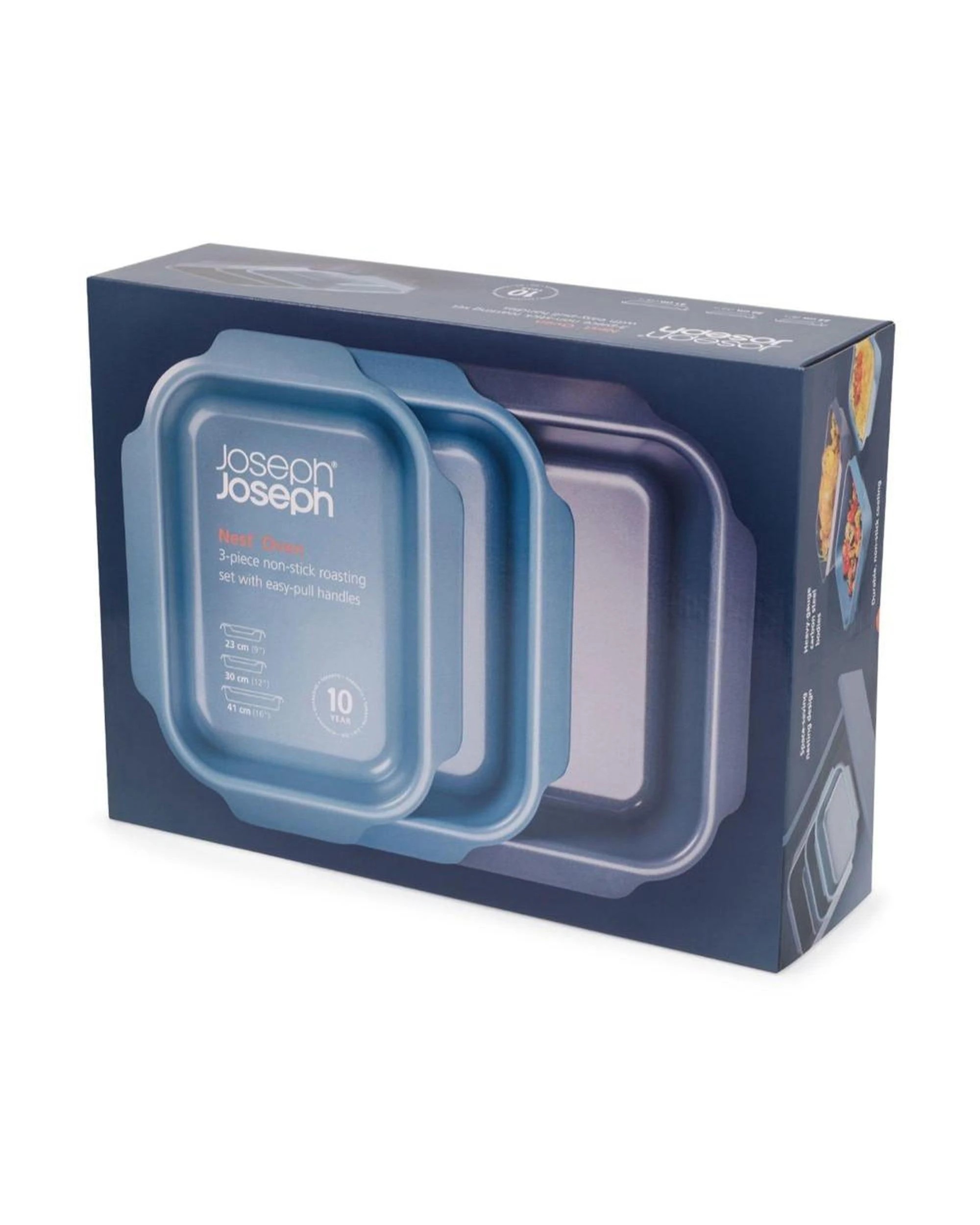 5 Joseph Joseph Nest Bake NonStick 3 Piece Baking Tray Set  Blue, 5 of 5
