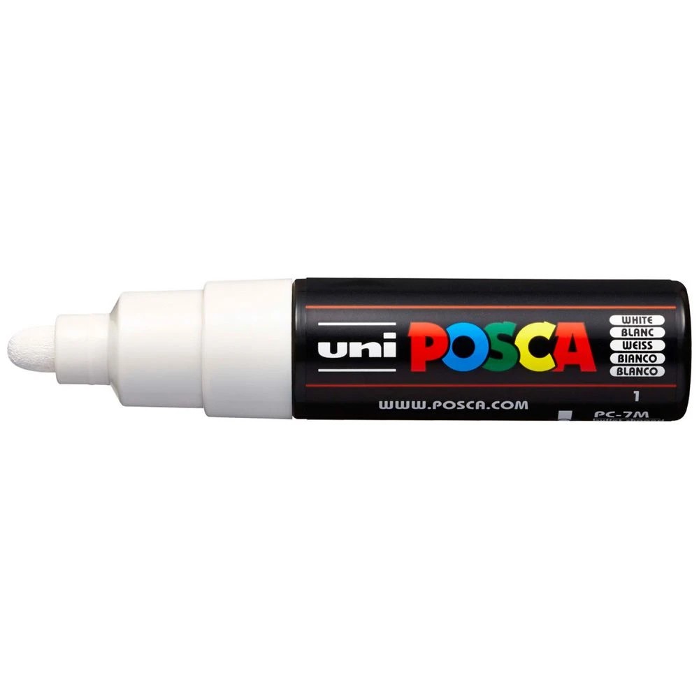 1 POSCA PC 7M Paint Marker White, 1 of 10