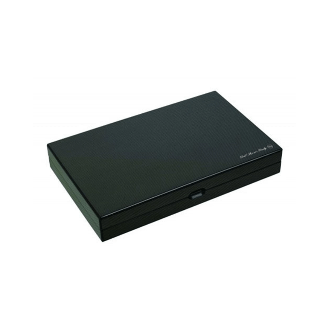 3 Dal Rossi Italy Dal Rossi Carbon Fibre Finish 18'' Backgammon Set, 3 of 3