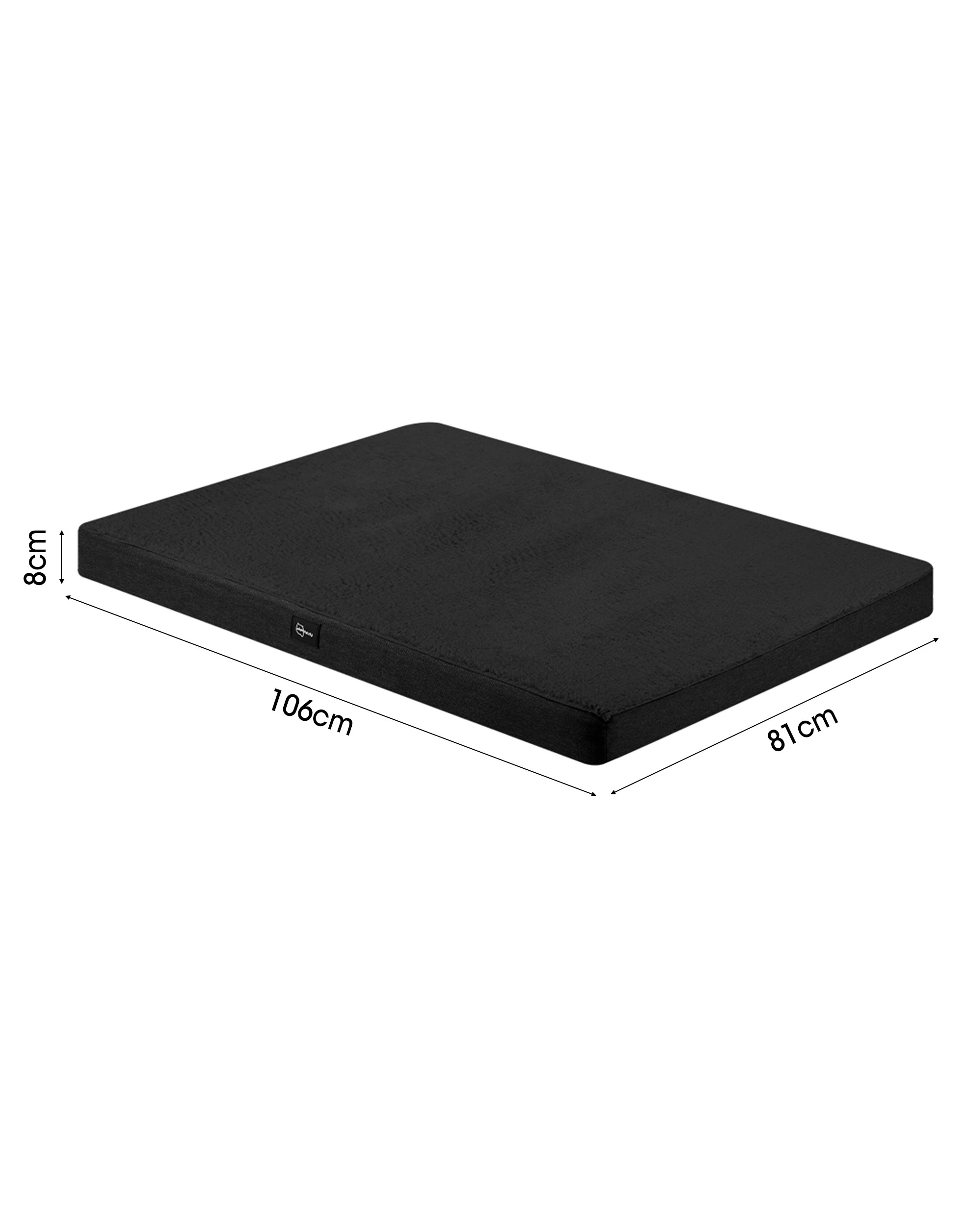 9 Petzly Dog Bed Mat for Pet Machine Washable Cover Waterproof Liner Black XLarge, 9 of 9
