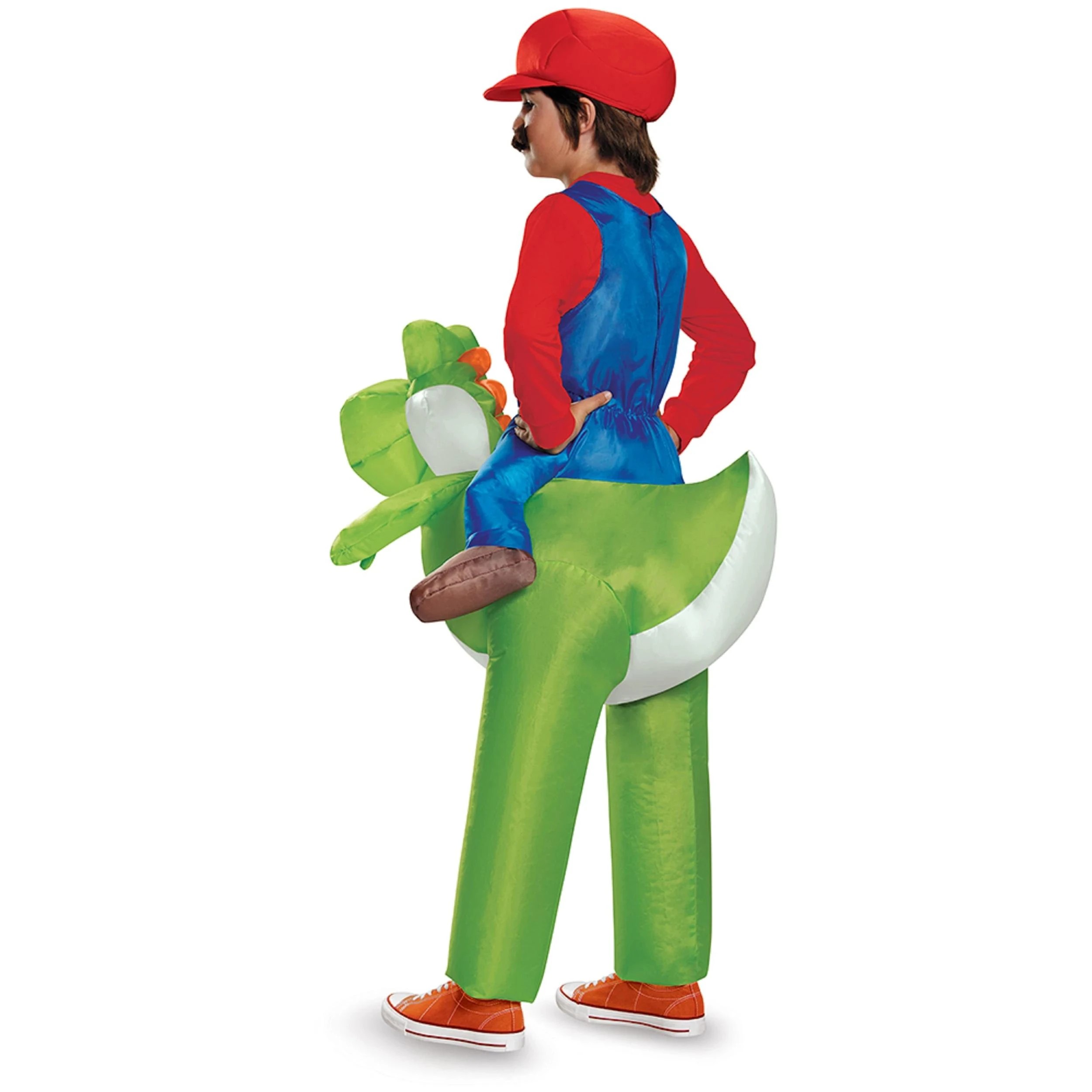 1 Mario Riding Yoshi Inflatable Child Costume - Multi, 1 of 4