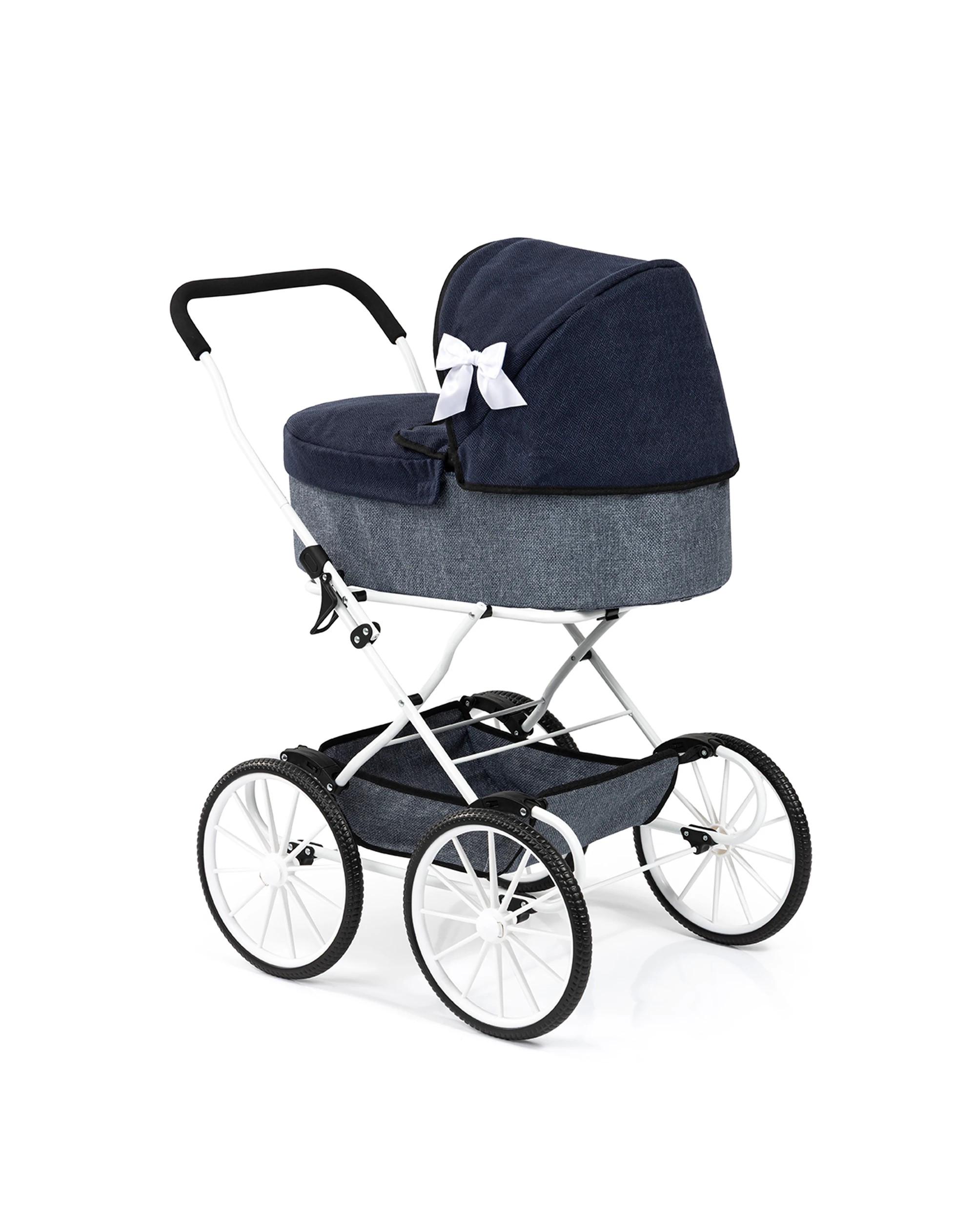 7 BAYER Classic Doll Pram Kids Stroller Foldable Basket Bag Included 18Inch
 - blue, 7 of 10